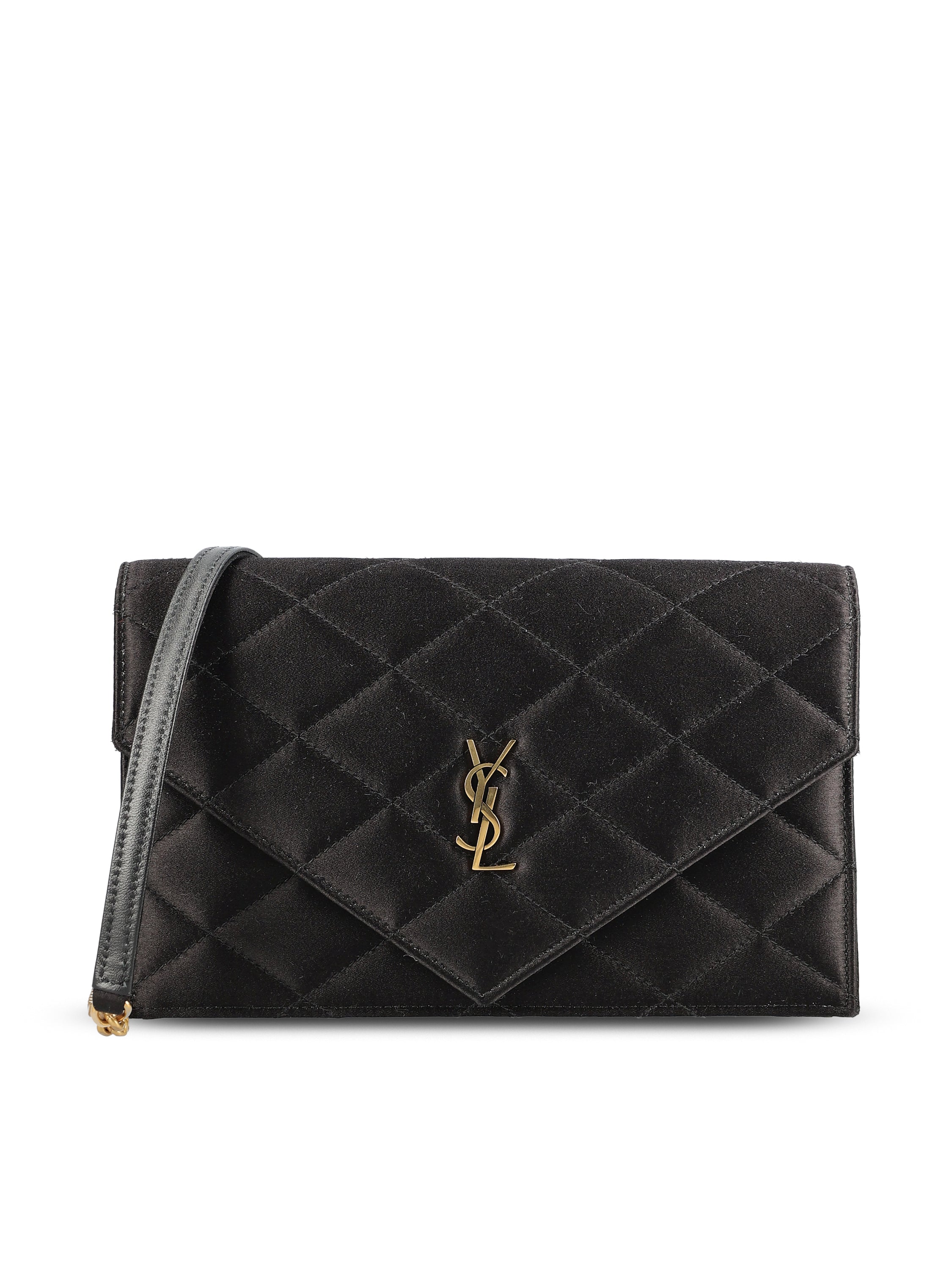 Saint Laurent Pochette realizzata in viscosa.