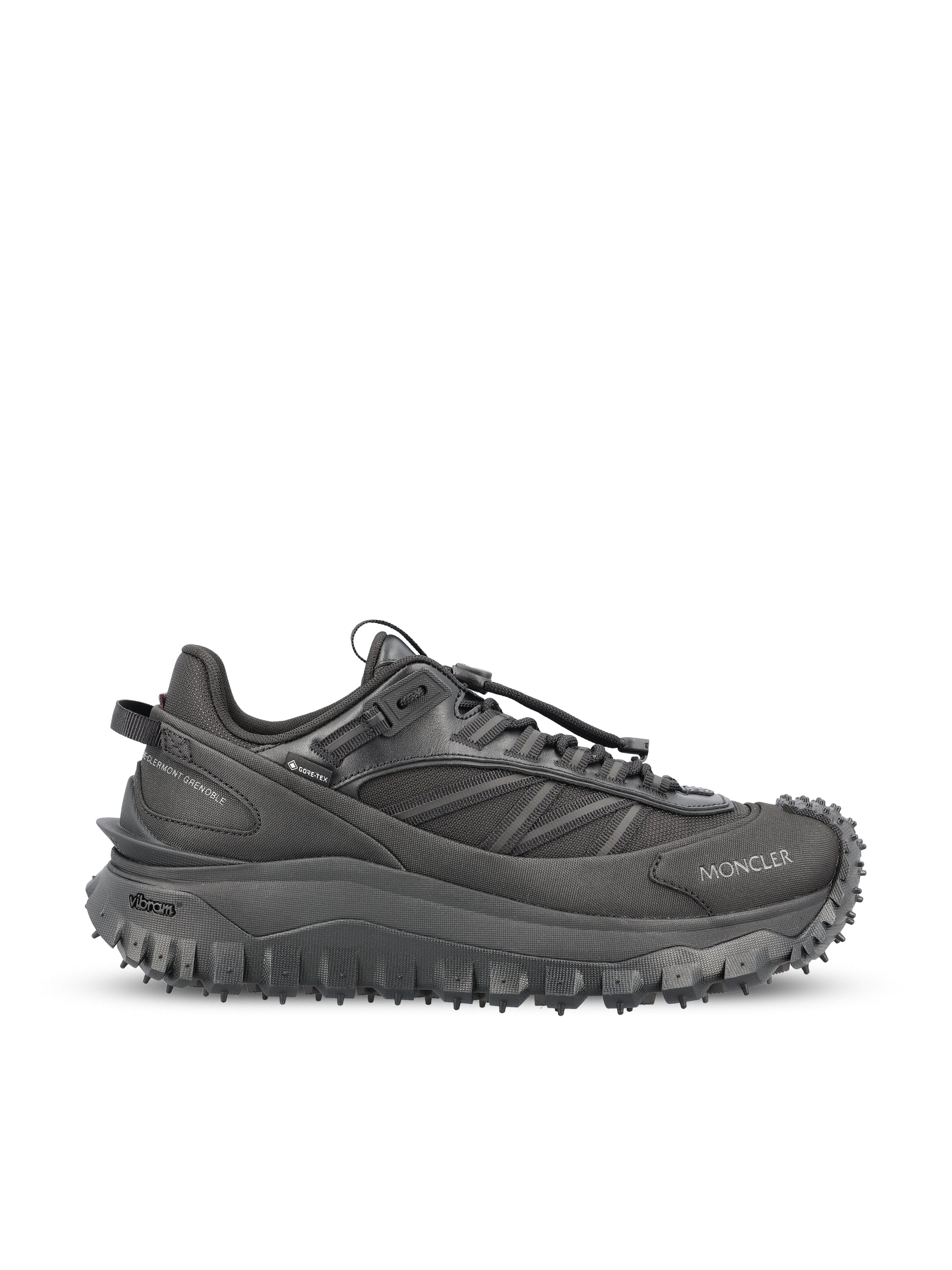 Moncler Sneakers in rete, nabuk e microfibra.