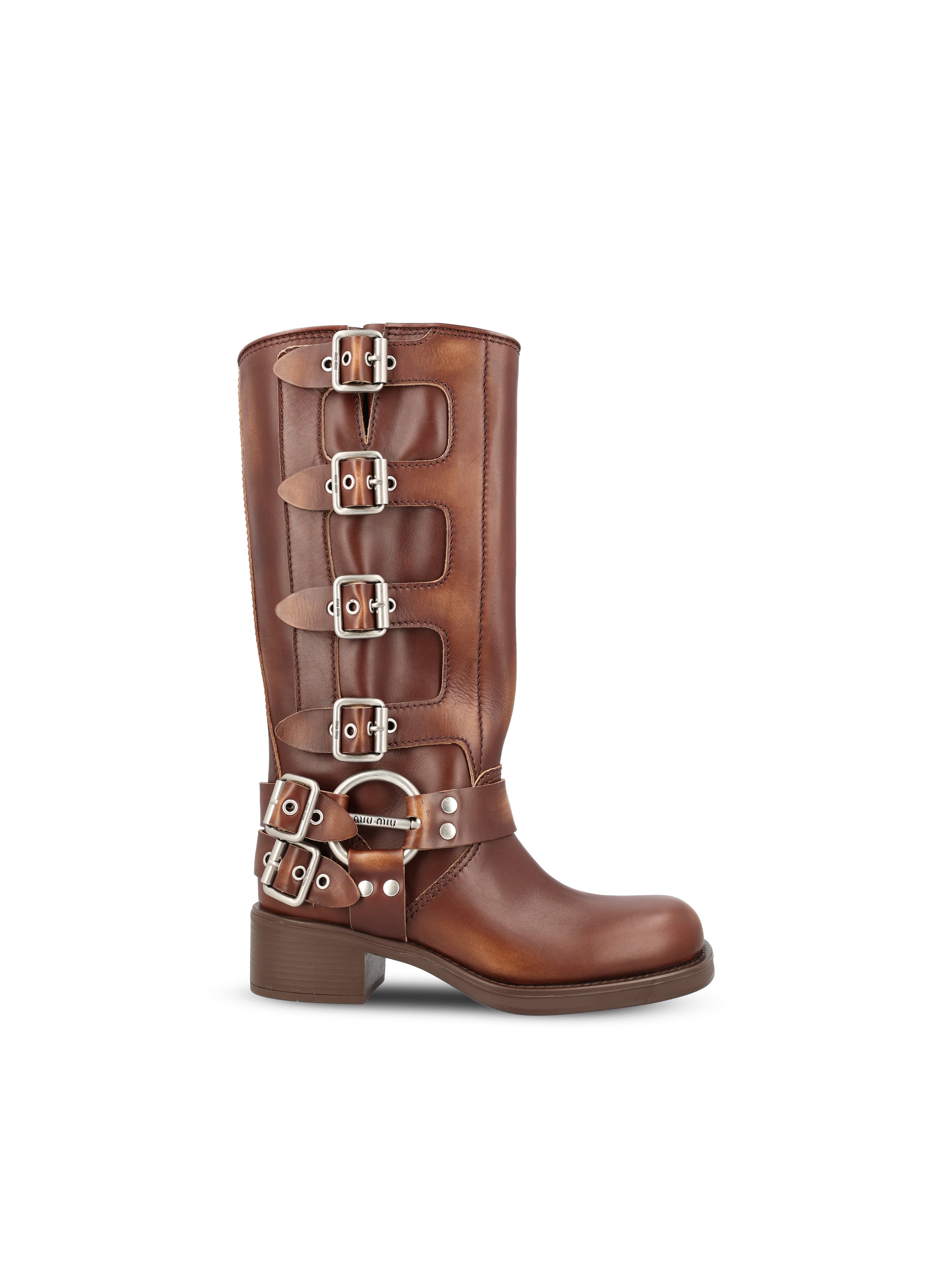 Miu Miu Stivali realizzati in pelle di vitello.