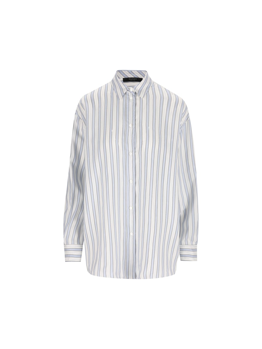 Gucci Camicia in seta jacquard.
