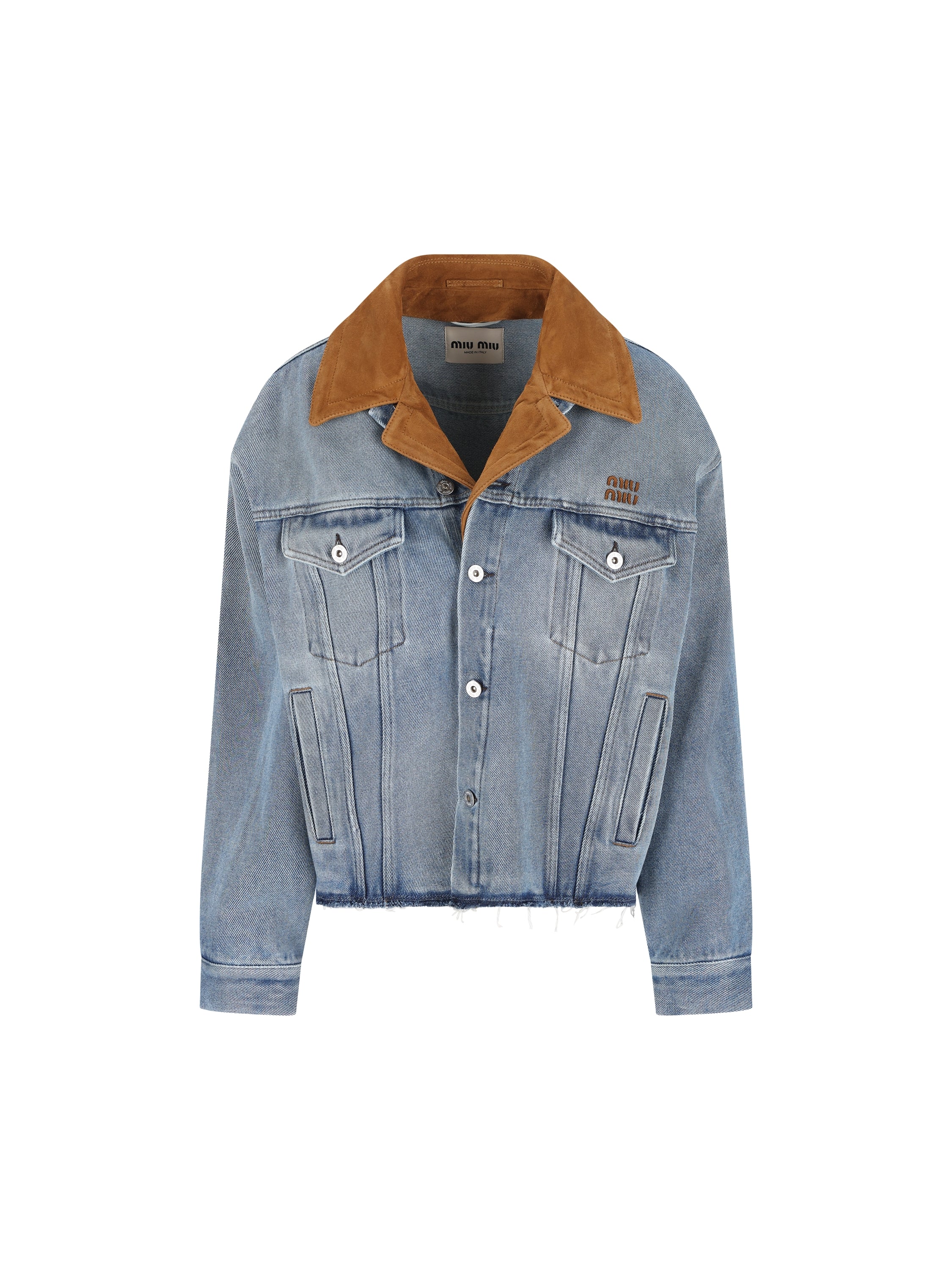 Miu Miu Blouson realizzato in denim.