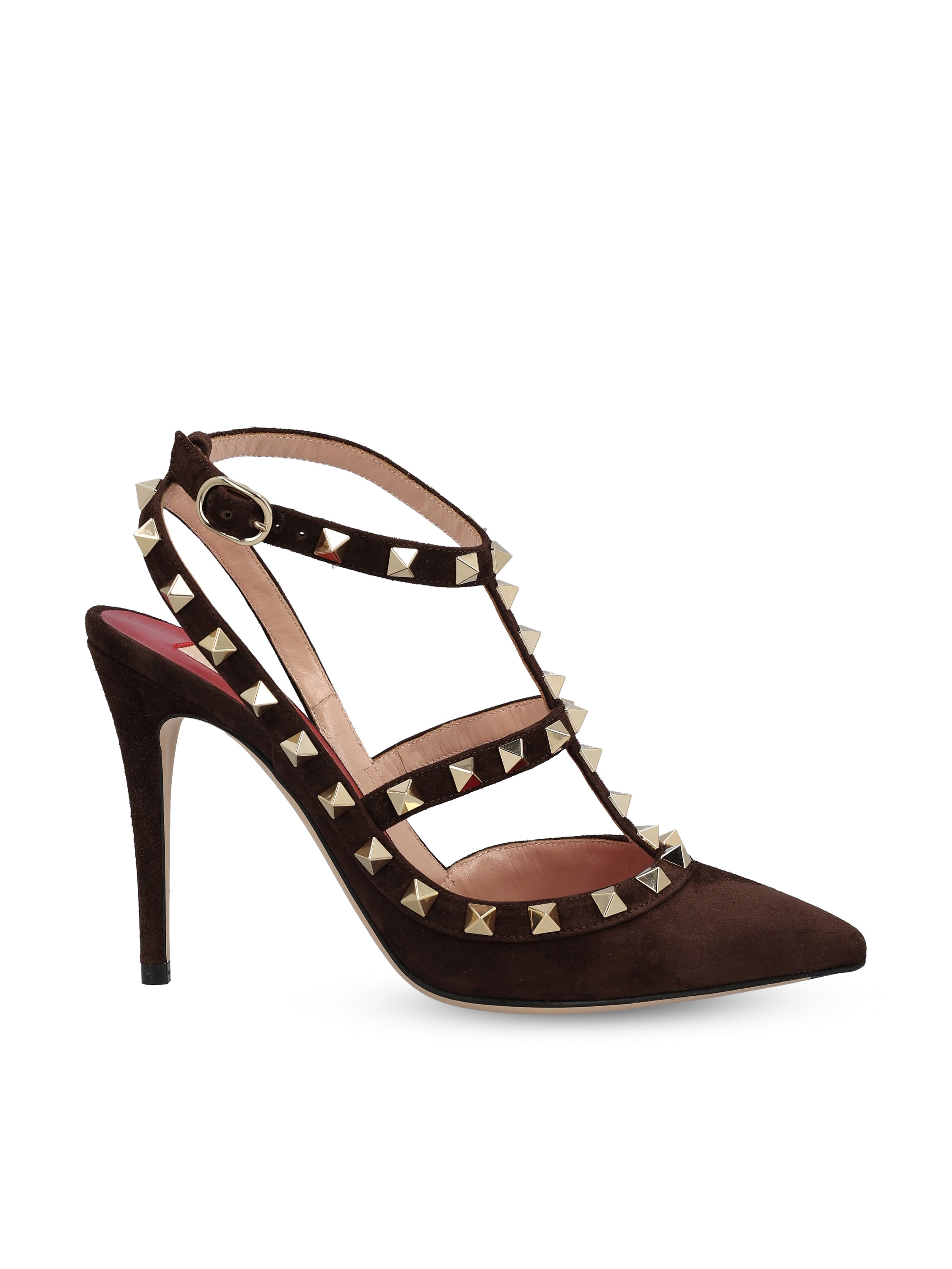 Valentino Garavani Décolleté Valentino Garavani Rockstud in camoscio