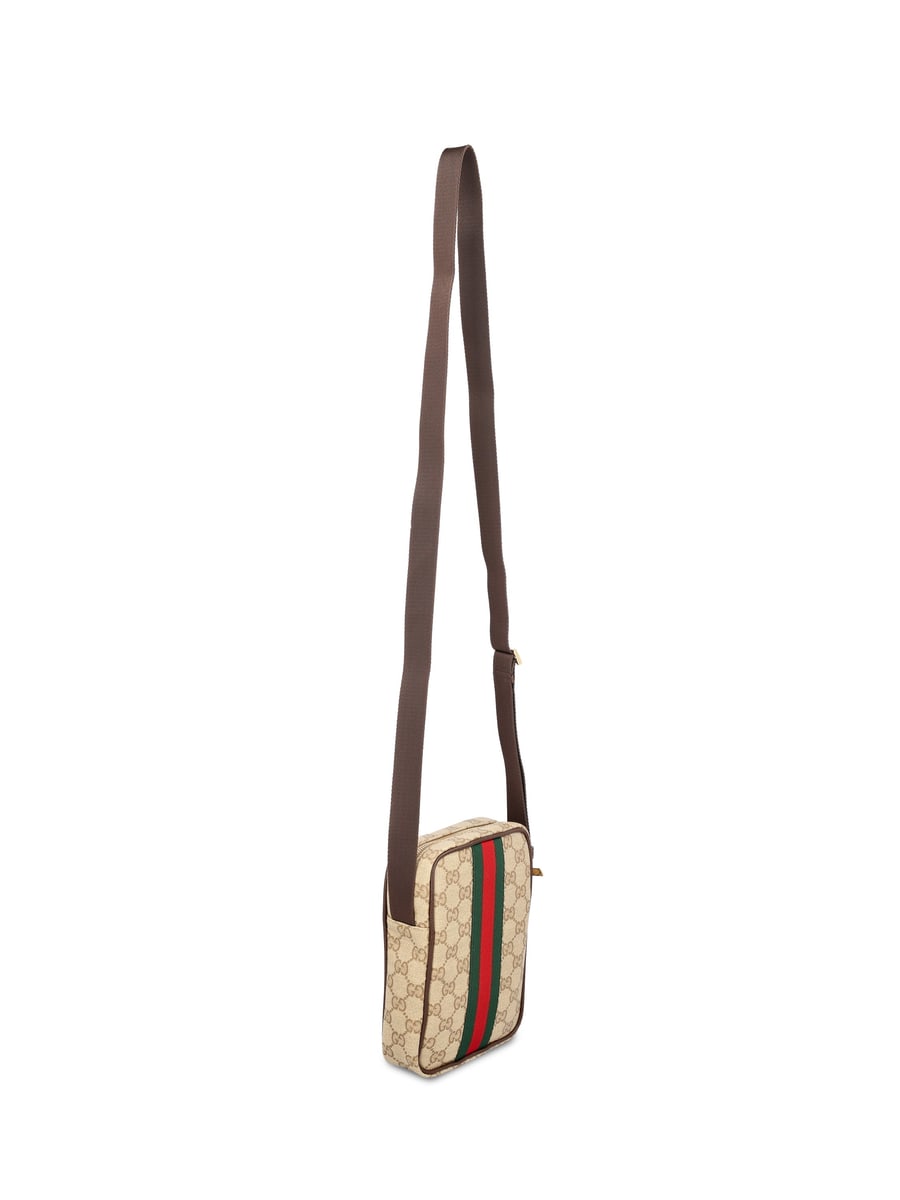 Gucci Borsa realizzata in tessuto e pelle., view 3
