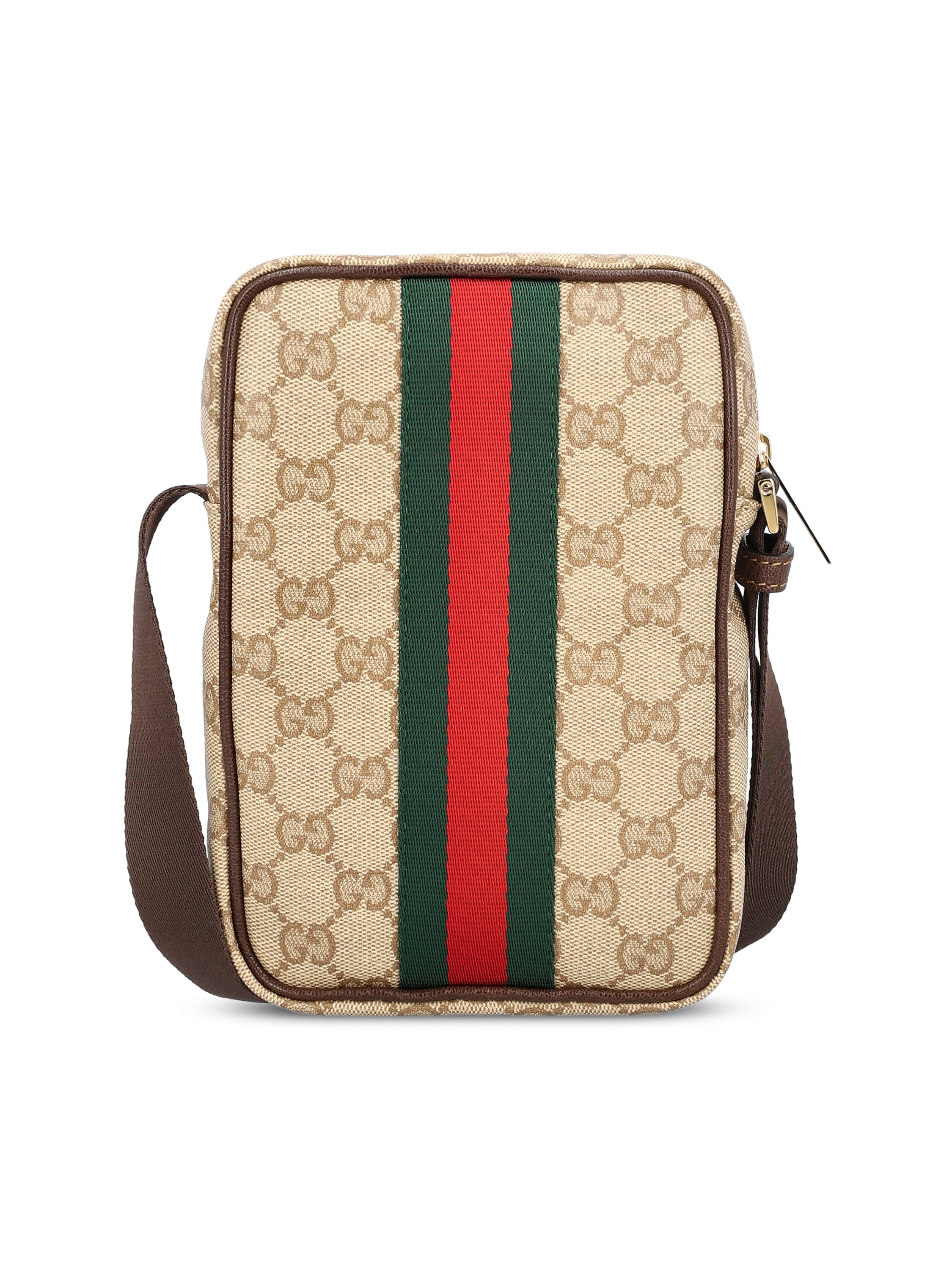 Gucci Borsa realizzata in tessuto e pelle., view 2