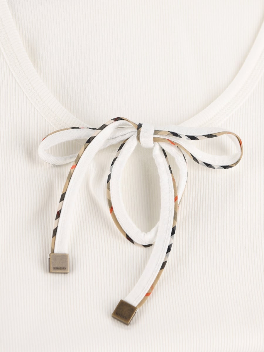 Burberry Top realizzato in cotone., view 3