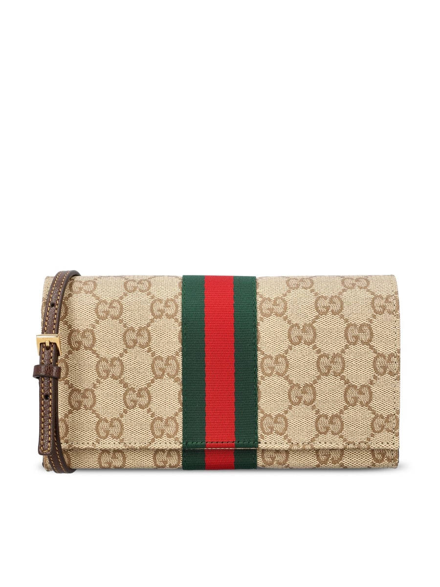Gucci Pouch realizzata in tessuto., view 2
