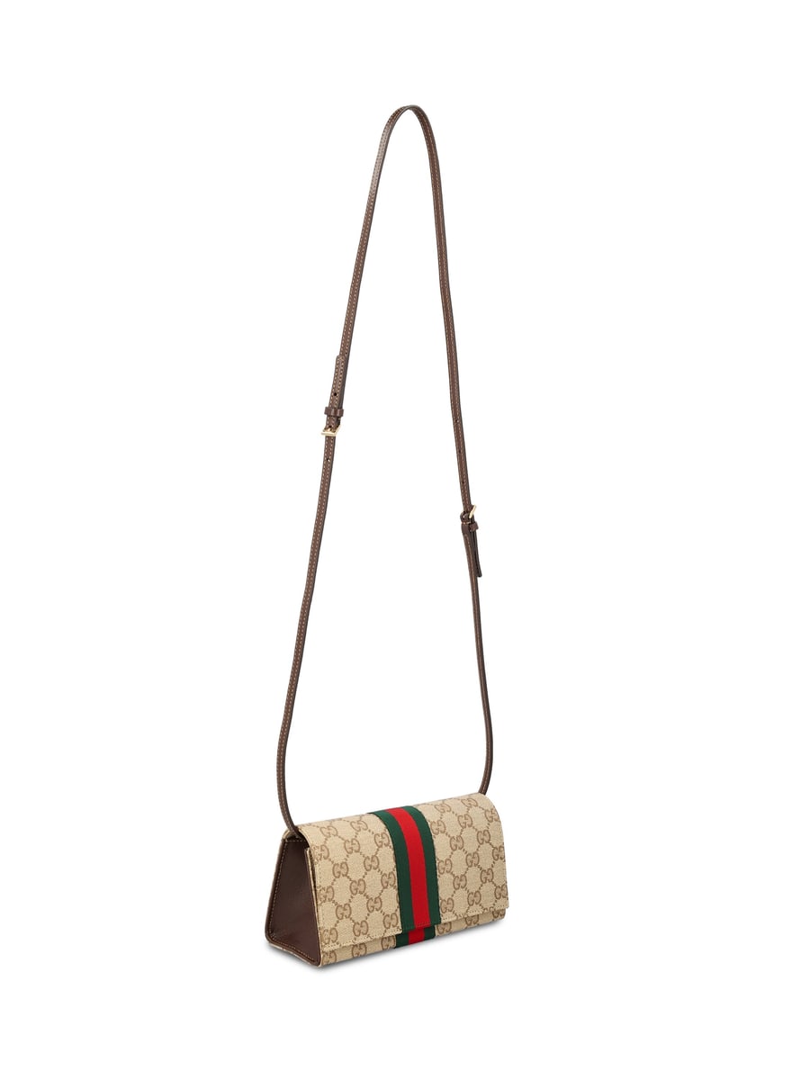 Gucci Pouch realizzata in tessuto., view 3