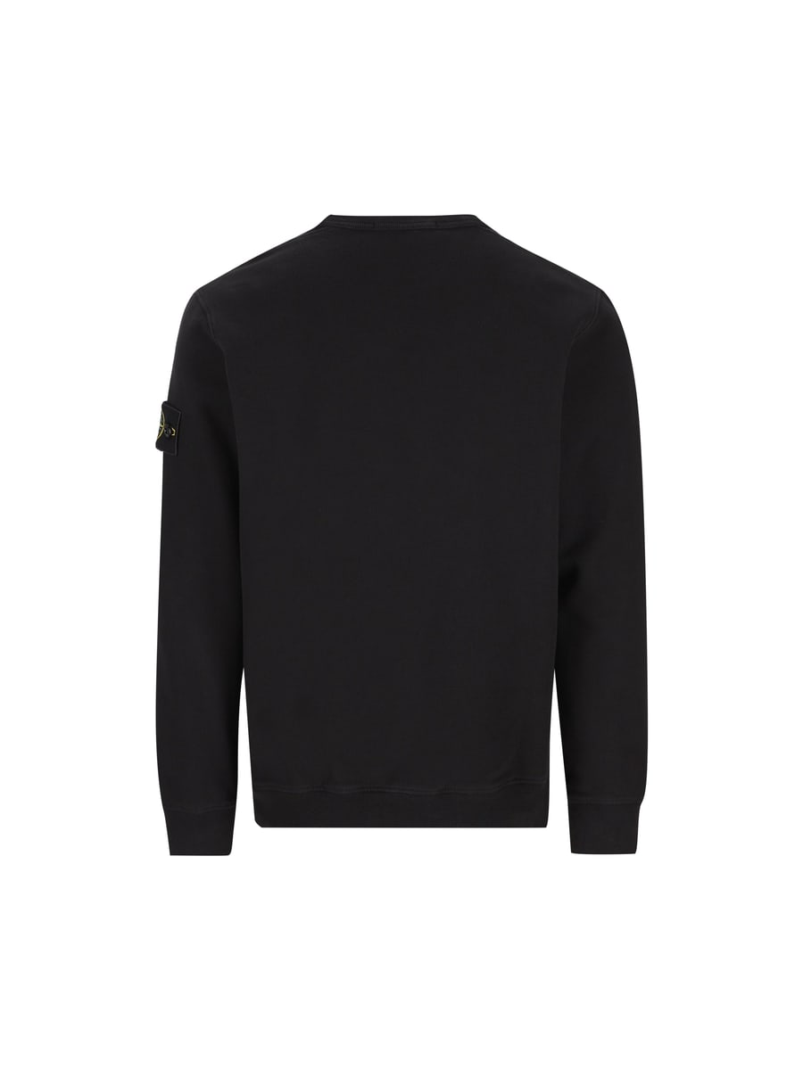 Stone Island Felpa realizzata in cotone, view 2