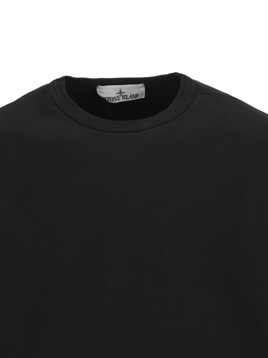 Stone Island Felpa realizzata in cotone, view 3