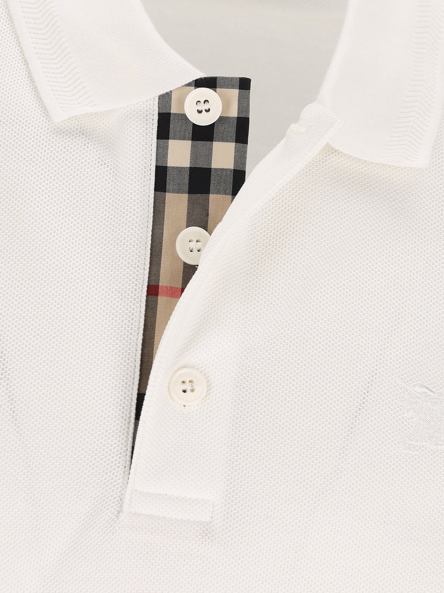 Burberry Polo realizzata in cotone., view 4