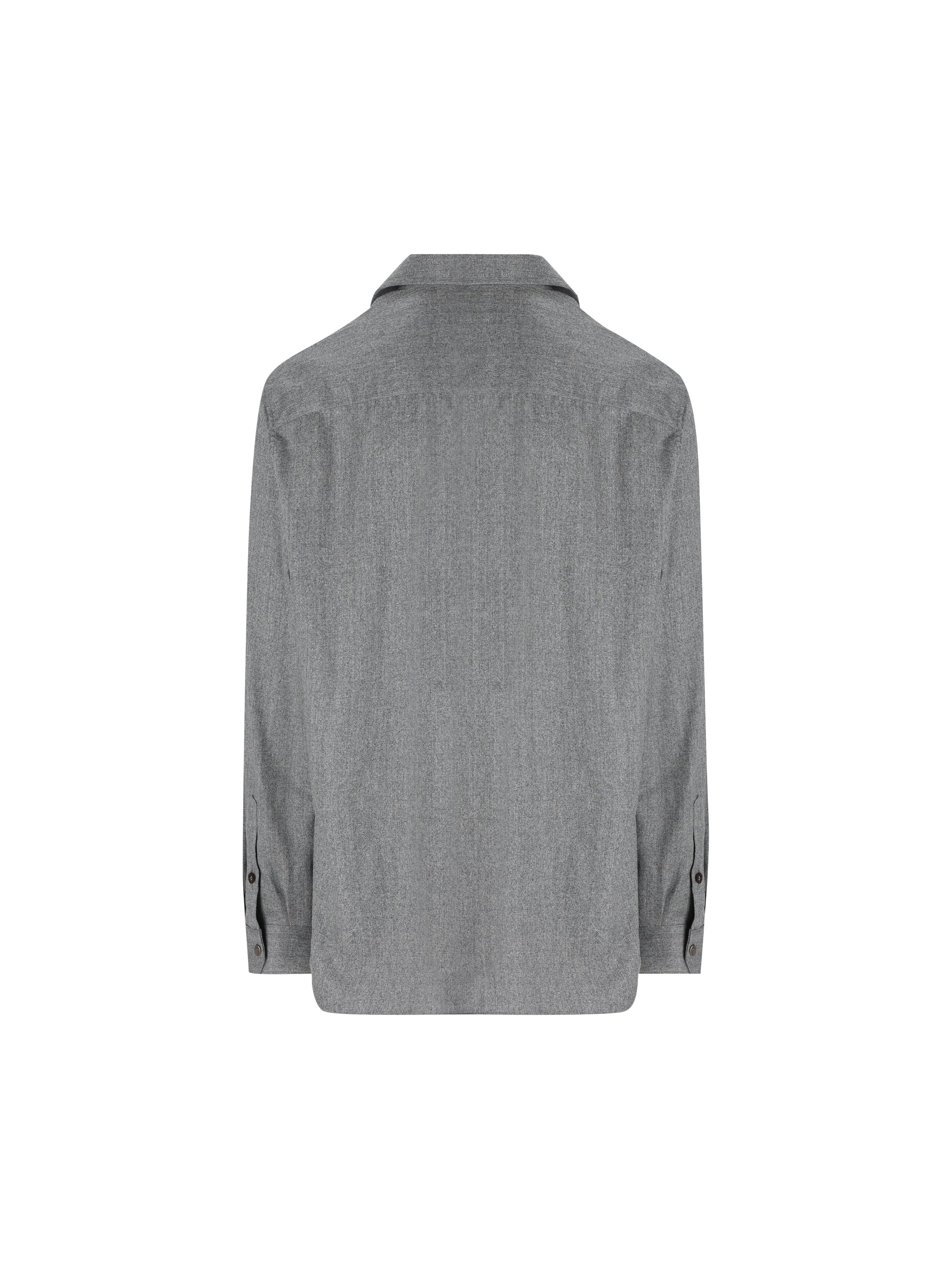 Brunello Cucinelli Overshirt realizzata in lana, view 2