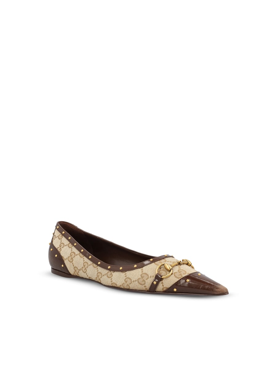 Gucci Ballerine in tessuto., view 2