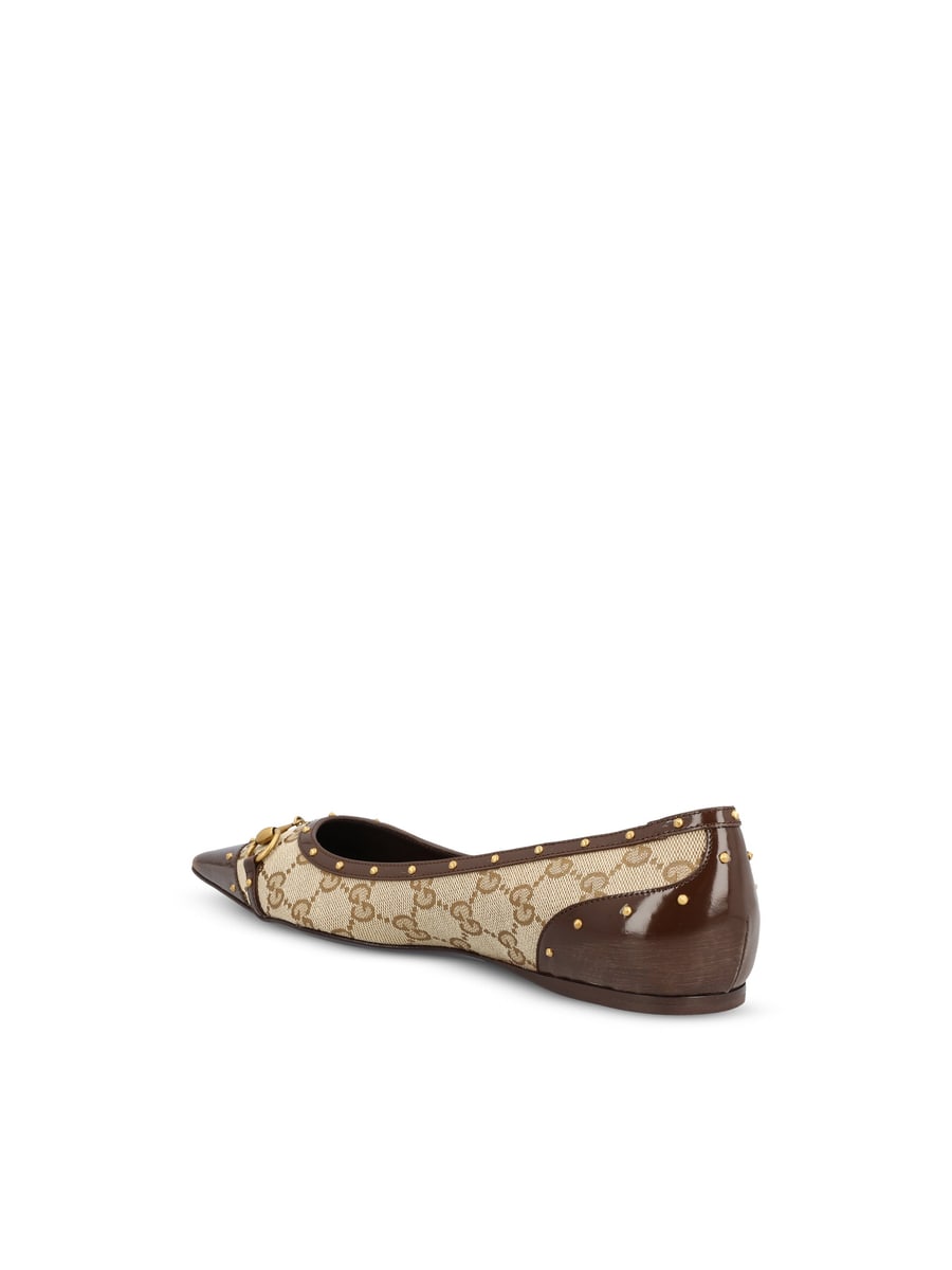 Gucci Ballerine in tessuto., view 3