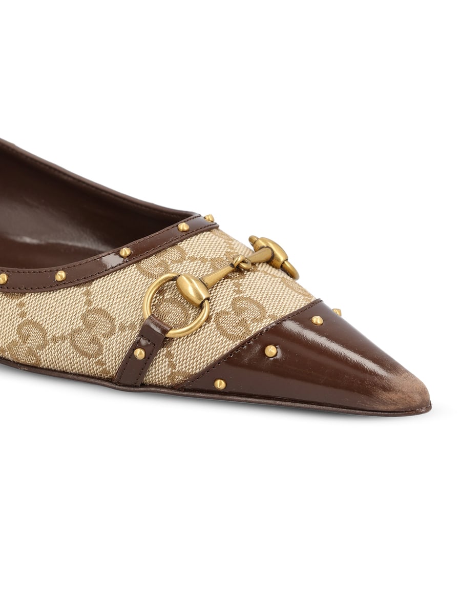 Gucci Ballerine in tessuto., view 4