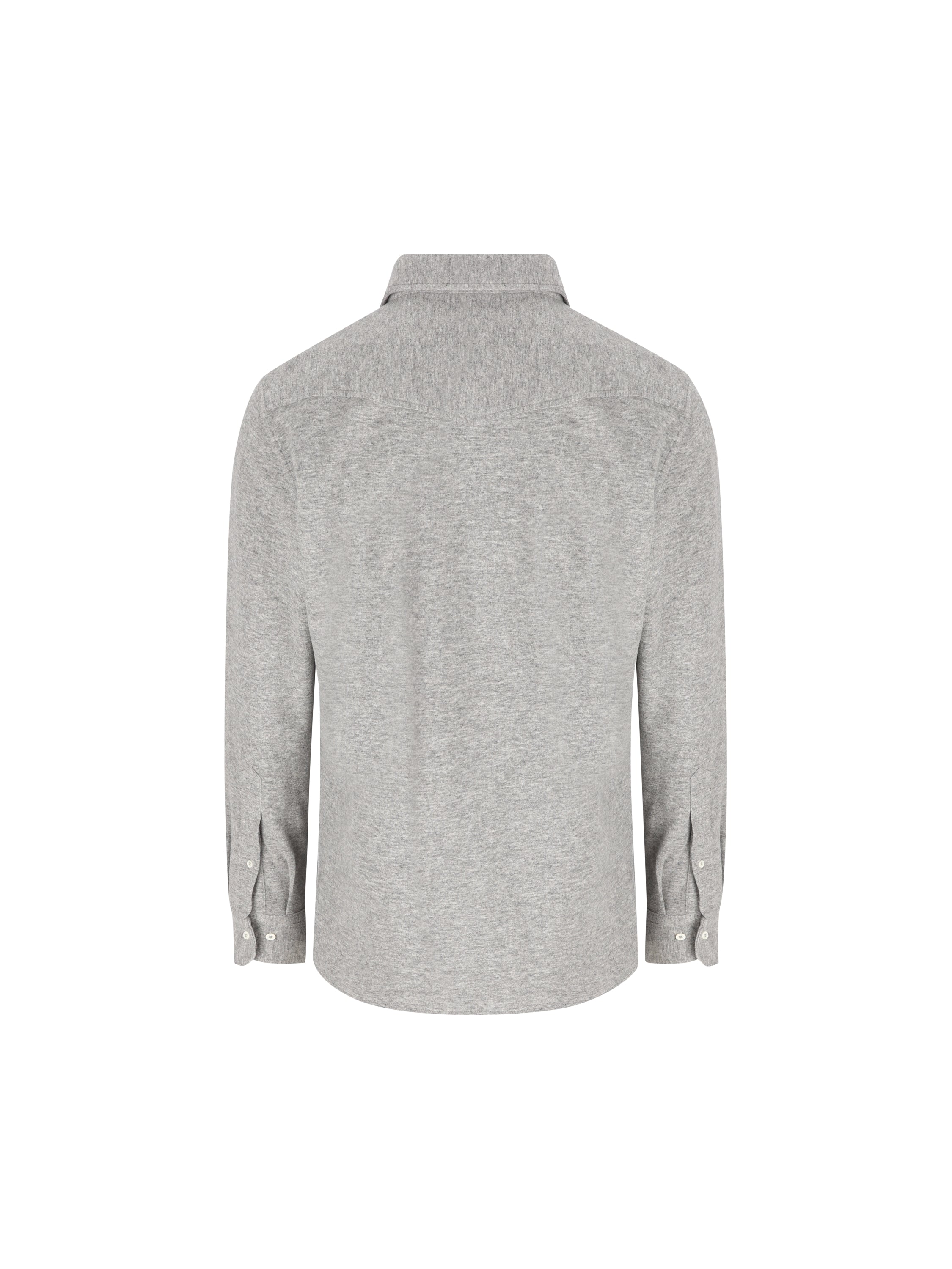 Brunello Cucinelli Camicia realizzata in misto cashmere, view 2