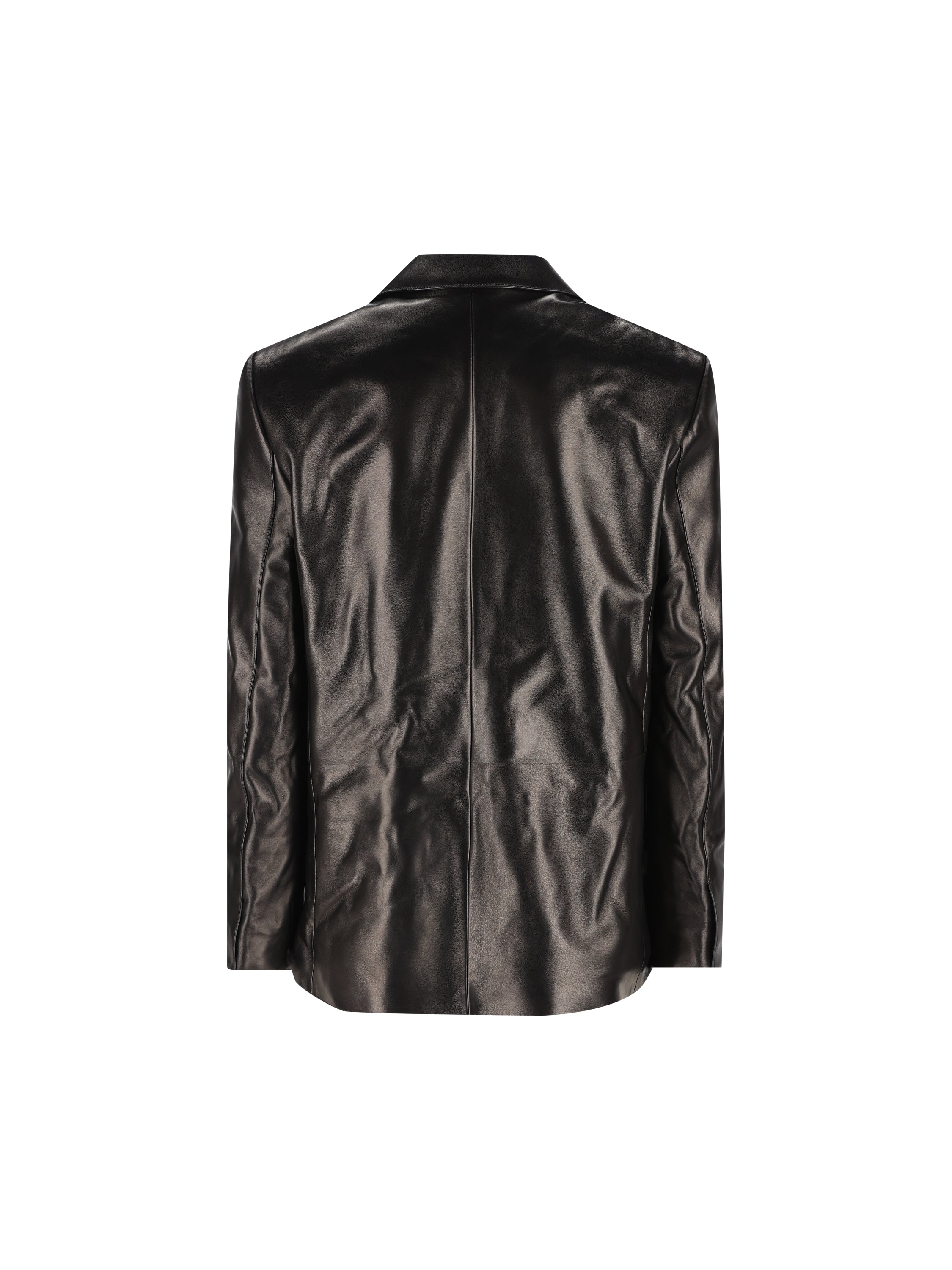 Gucci Blazer realizzato in pelle., view 2