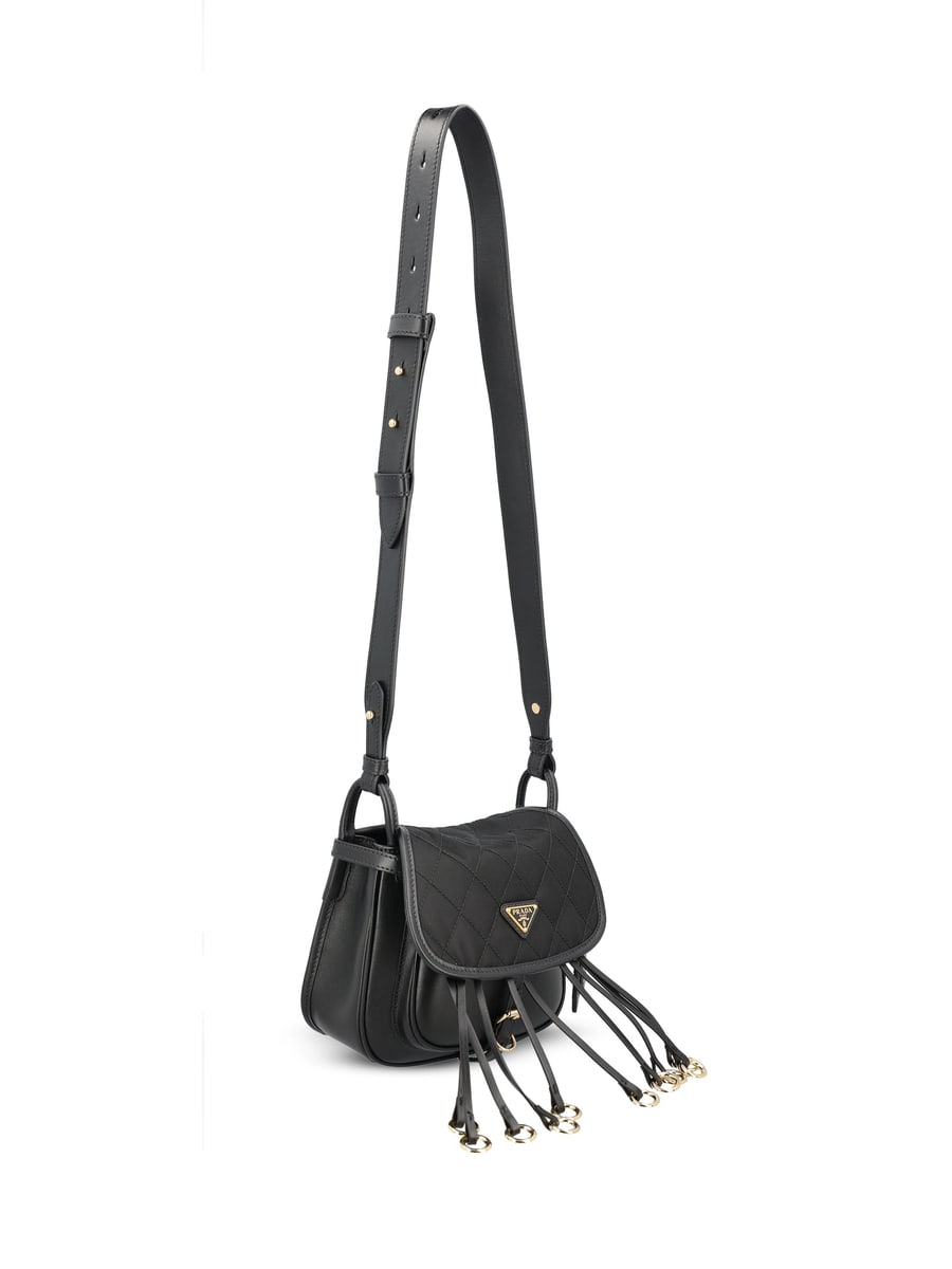 Prada Borsa realizzata in re-nylon e pelle., view 3