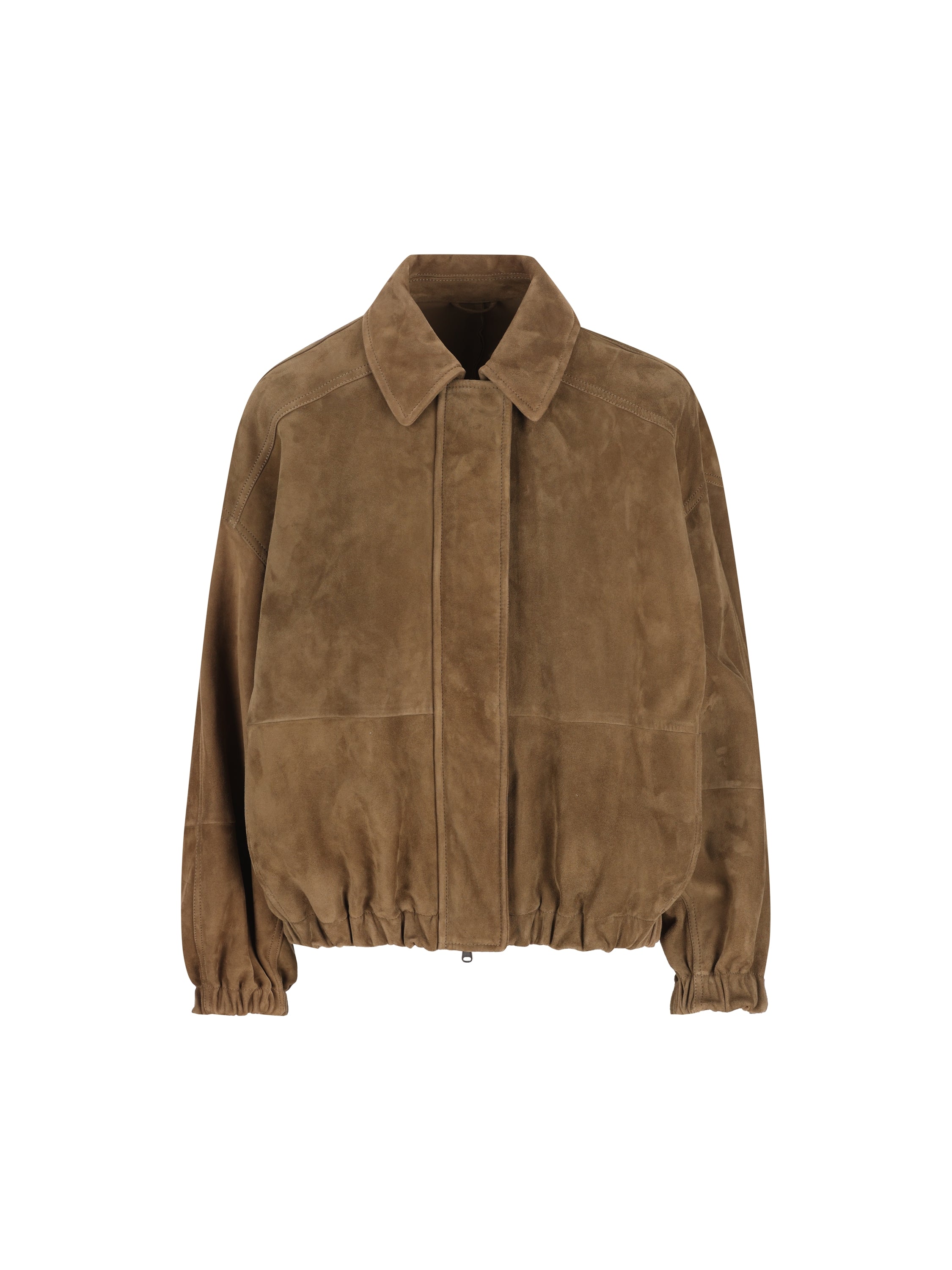 Brunello Cucinelli Giacca realizzata in vera pelle.