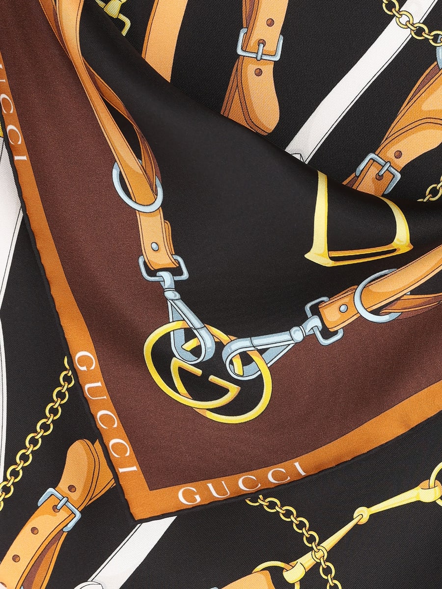 Gucci Carré realizzato in seta., view 2
