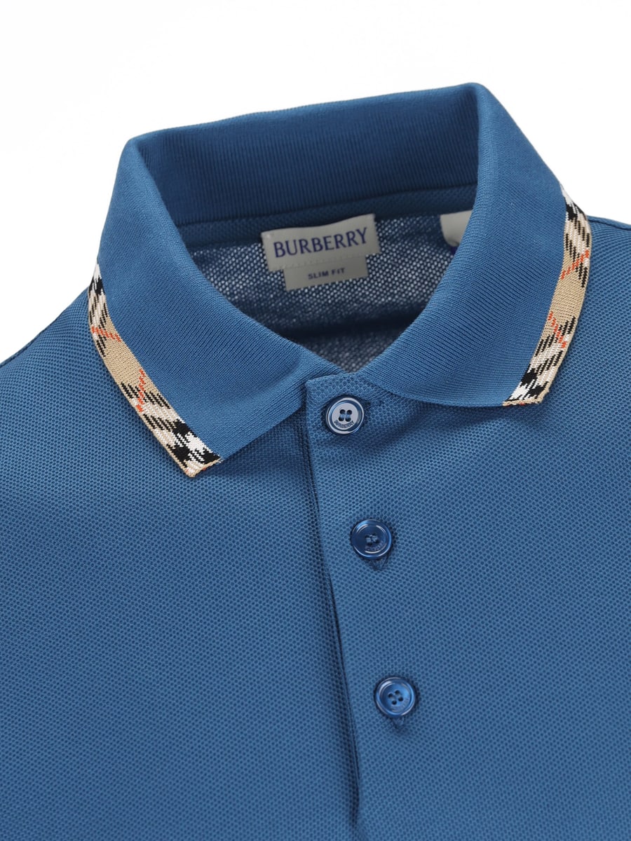 Burberry Polo realizzata in cotone., view 4
