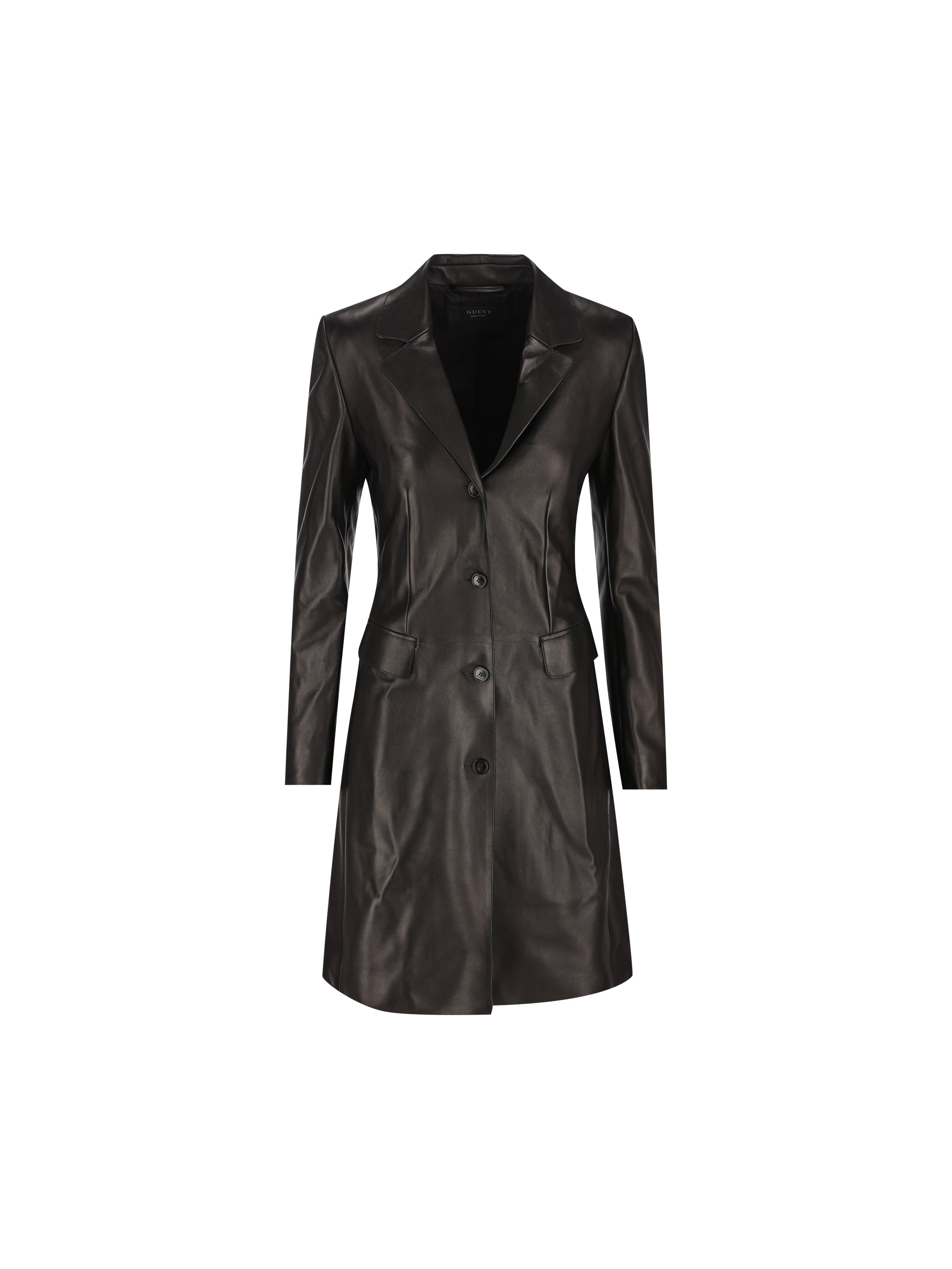 Gucci Cappotto realizzato in pelle.