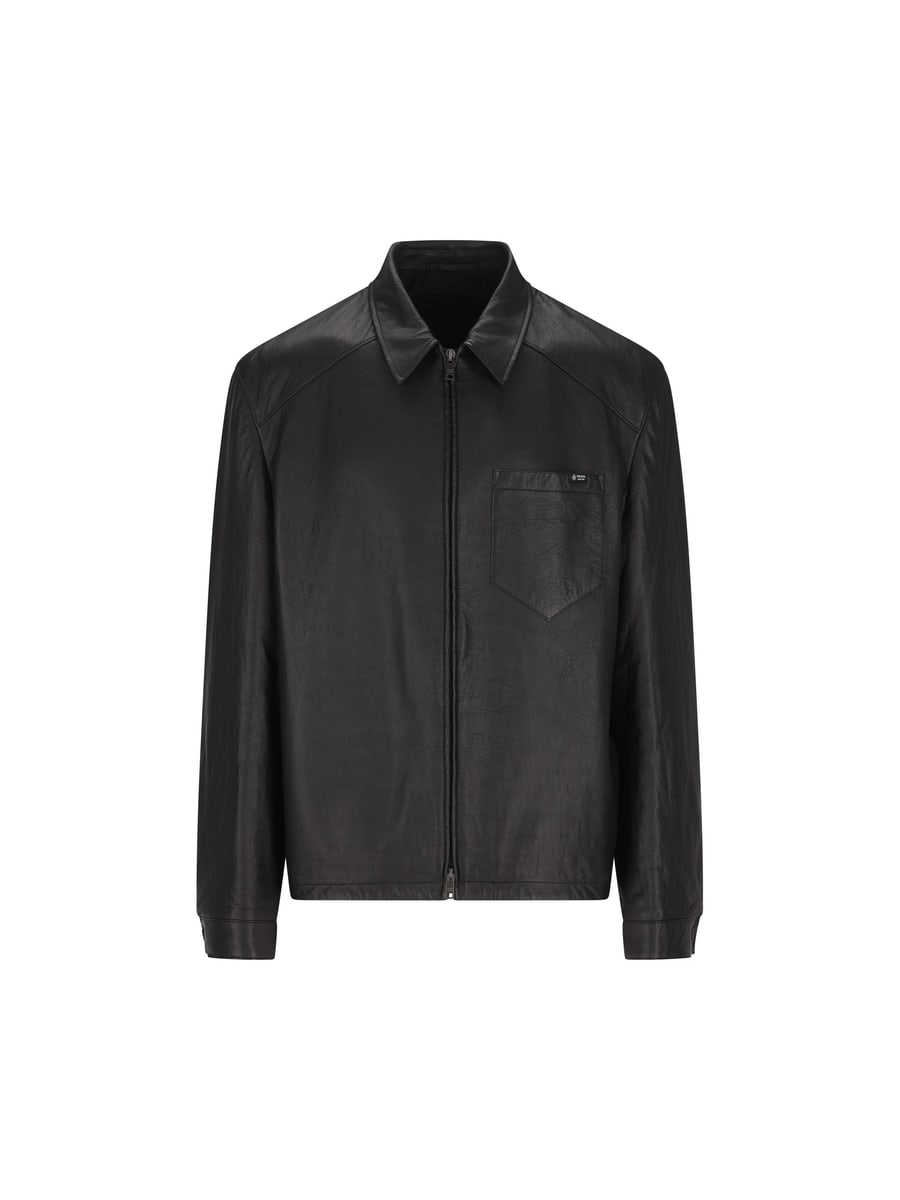 Prada Giacca realizzata in pelle.