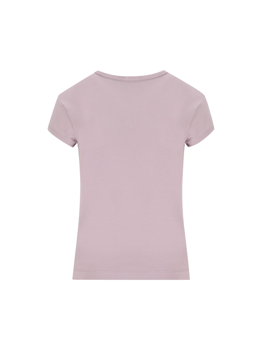 Diesel T-Shirt realizzata in cotone ed elastan., view 2