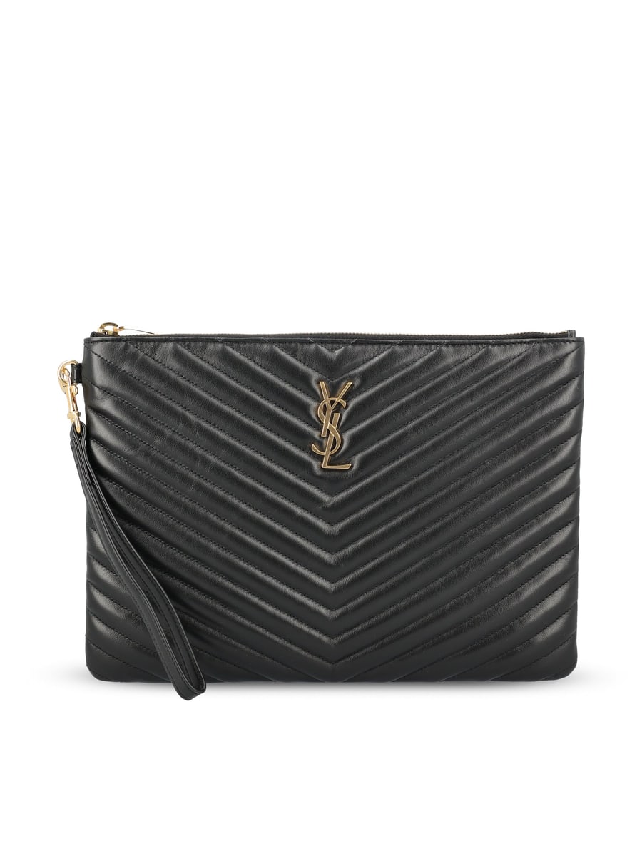 Saint Laurent Porta tablet in pelle.
