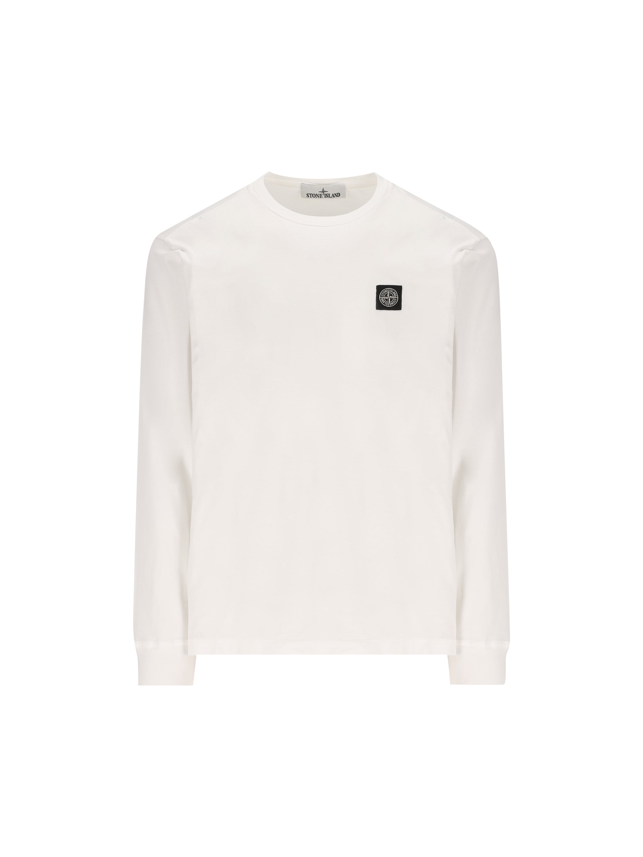 Stone Island T-shirt a manica lunga in jersey di cotone