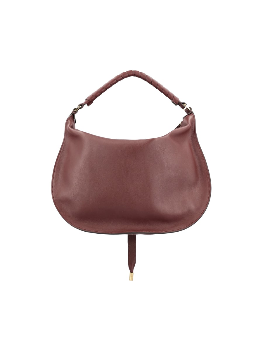 Chloé Borsa a spalla Marcie in pelle morbida, view 2