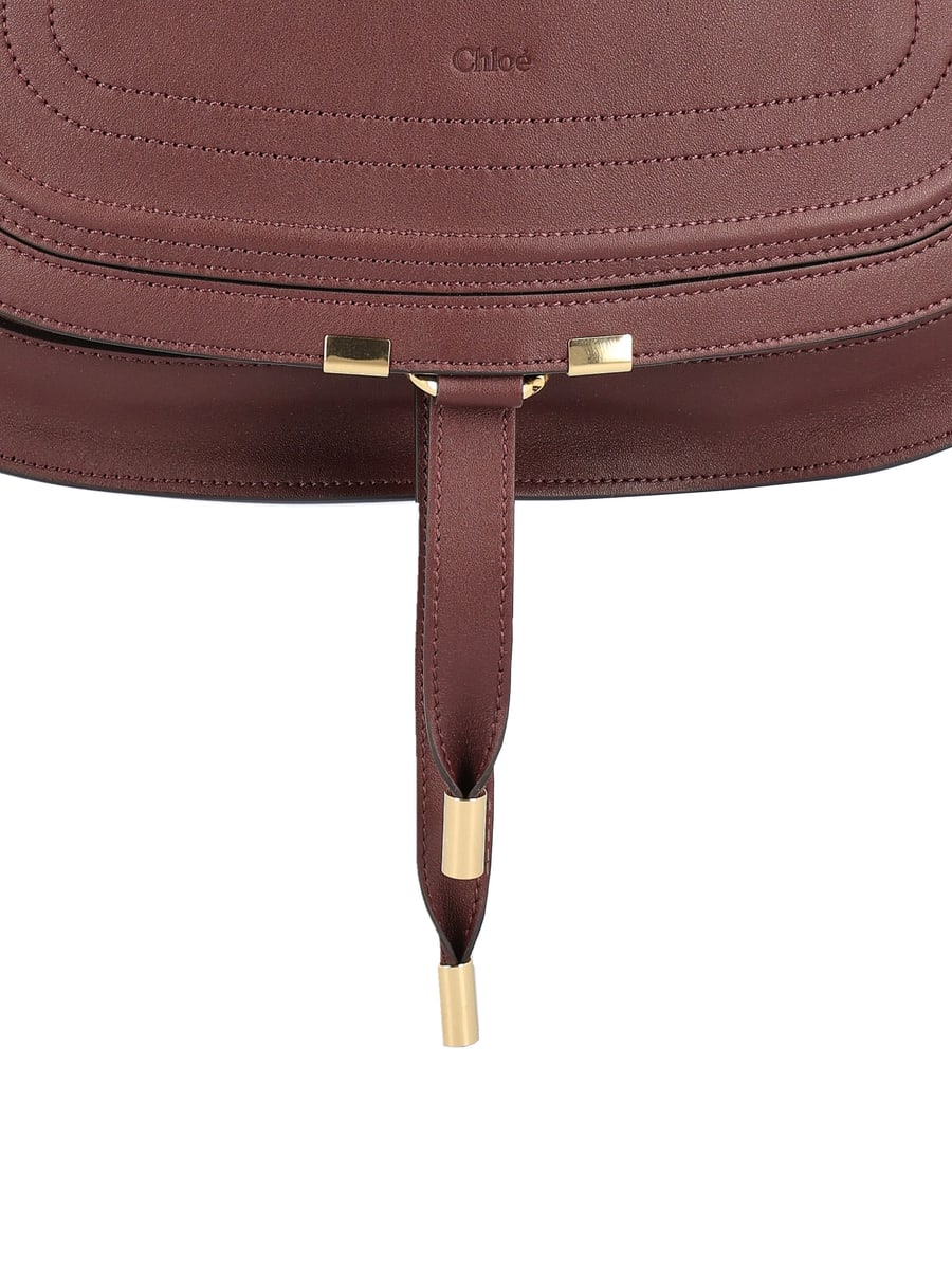 Chloé Borsa a spalla Marcie in pelle morbida, view 4