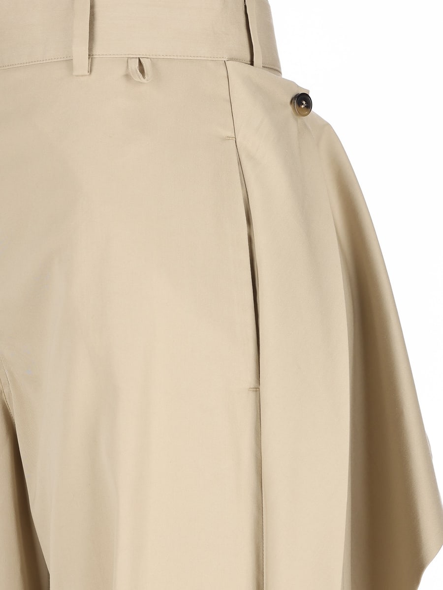 Loewe Pantaloni in gabardine di cotone e seta., view 3