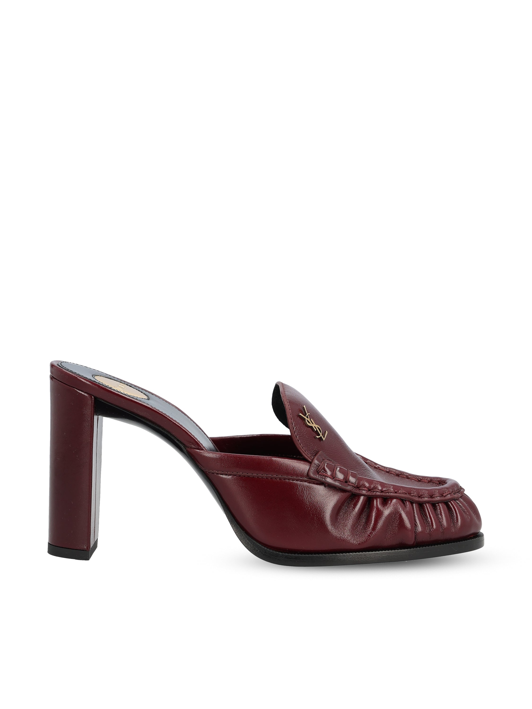 Saint Laurent Mule realizzate in pelle.