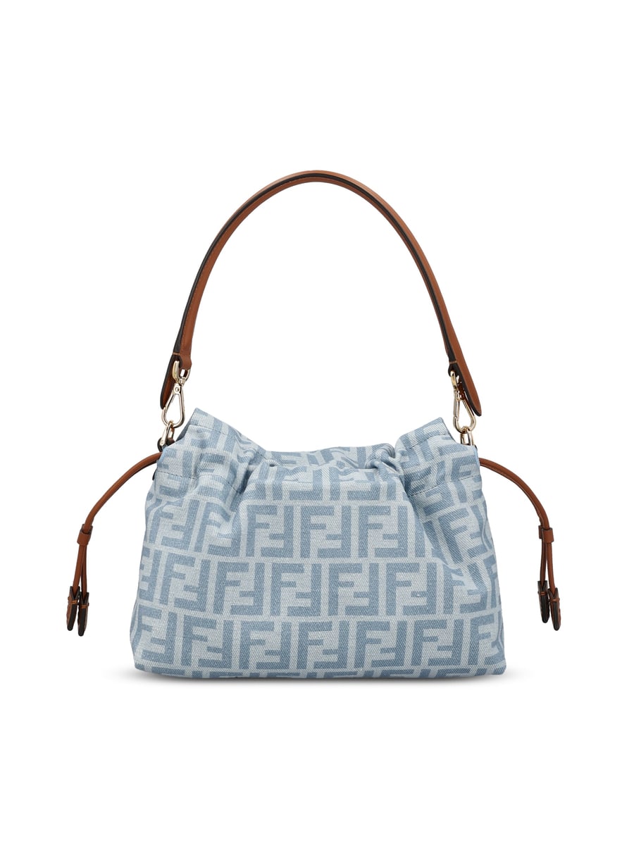 Fendi Borsa in denim FF, view 2