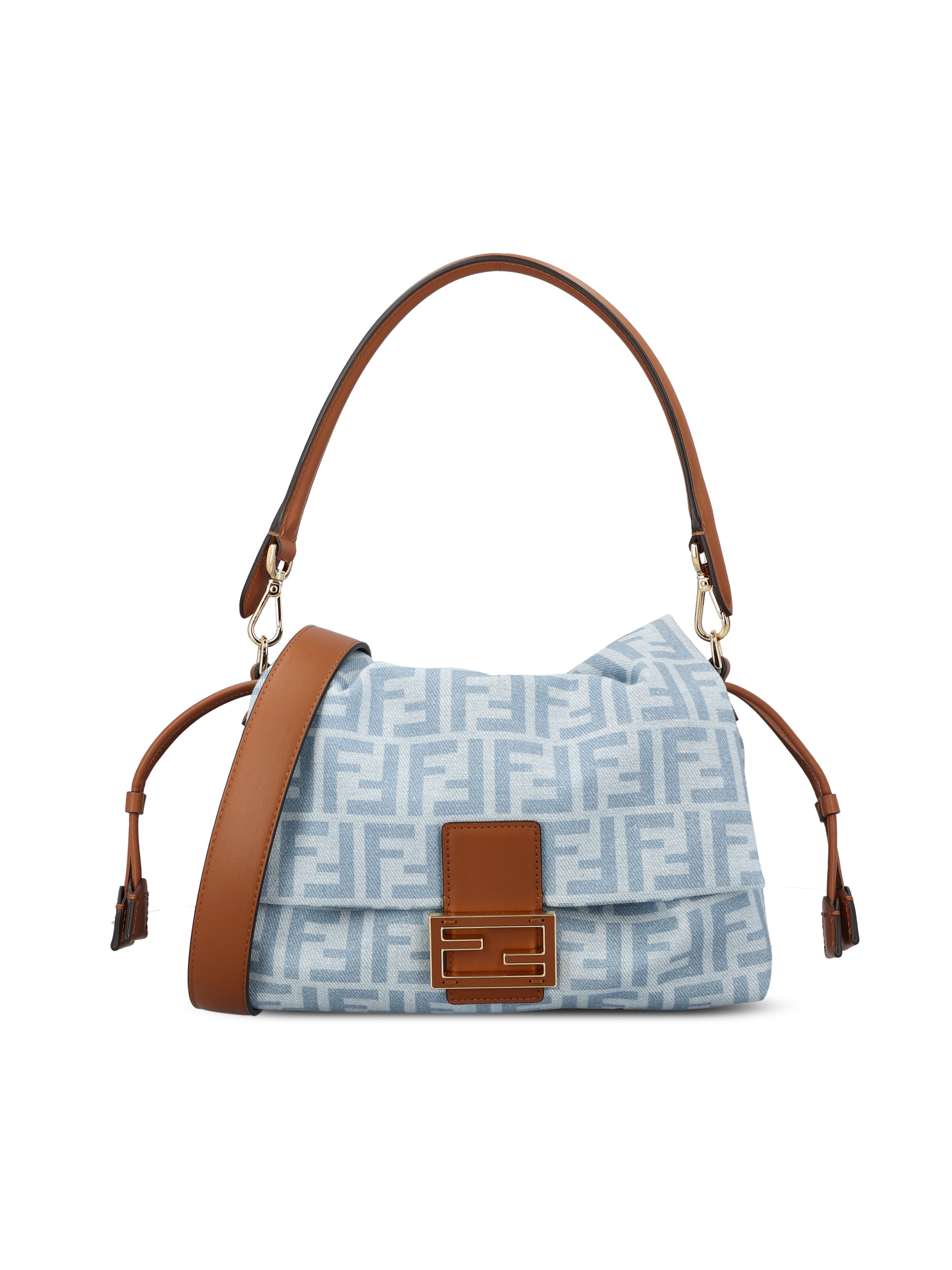 Fendi Borsa in denim FF
