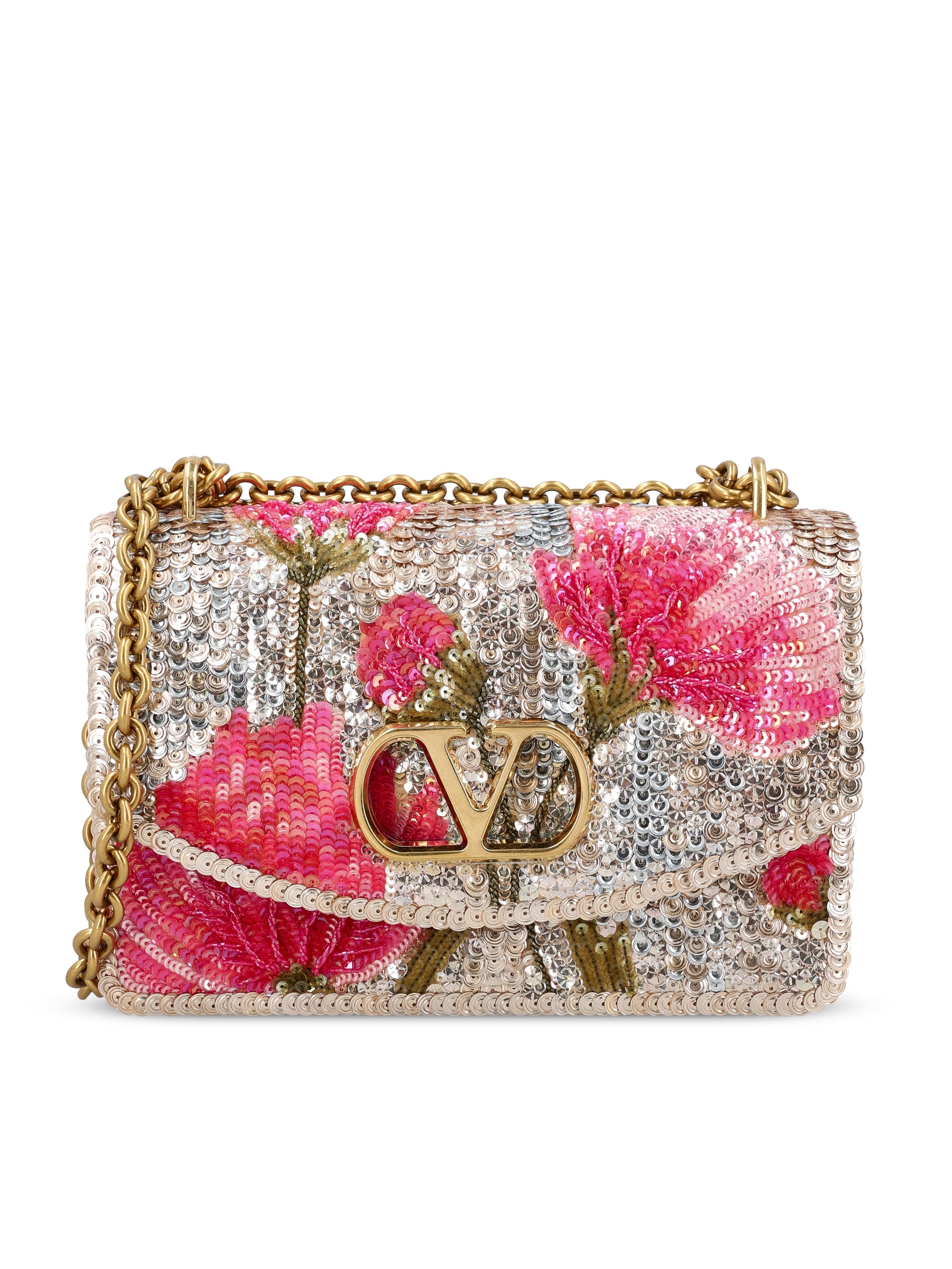 Valentino Garavani Borsa realizzata in tessuto.