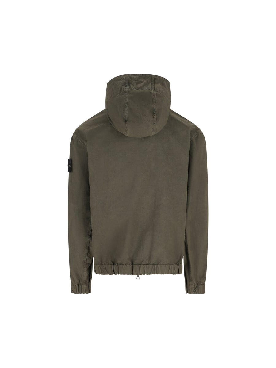 Stone Island Overshirt realizzata in cotone., view 2
