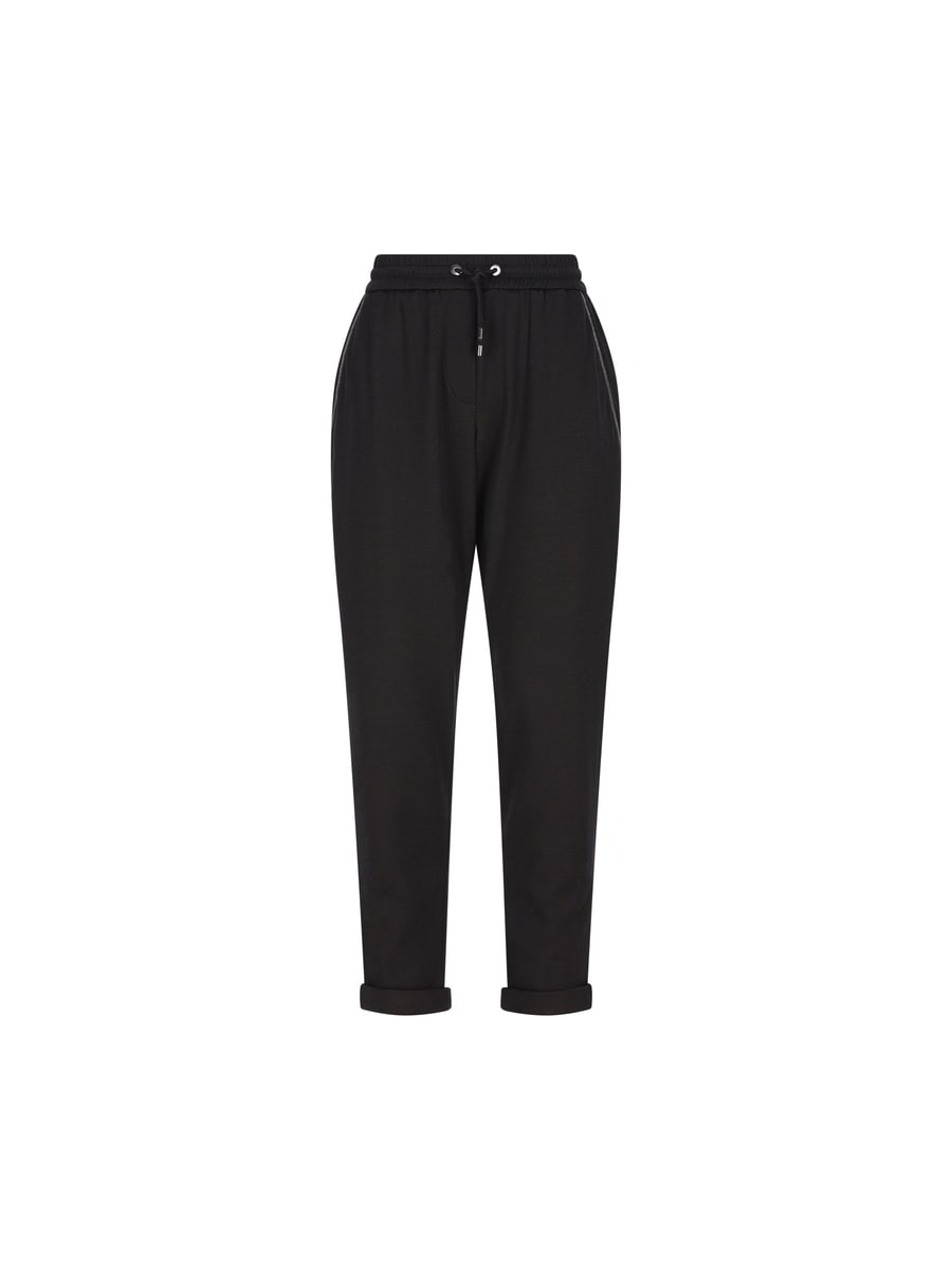Brunello Cucinelli Pantaloni realizzati in cotone e seta.