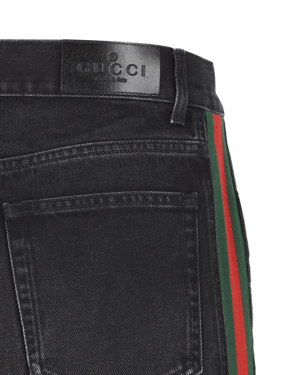 Gucci Pantalone realizzato in denim., view 4