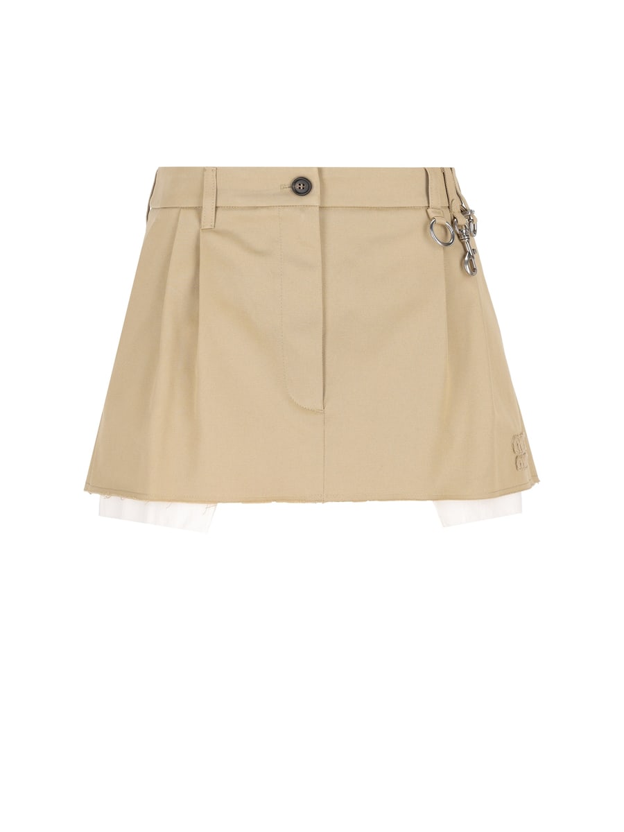 Miu Miu Gonna in cotone.