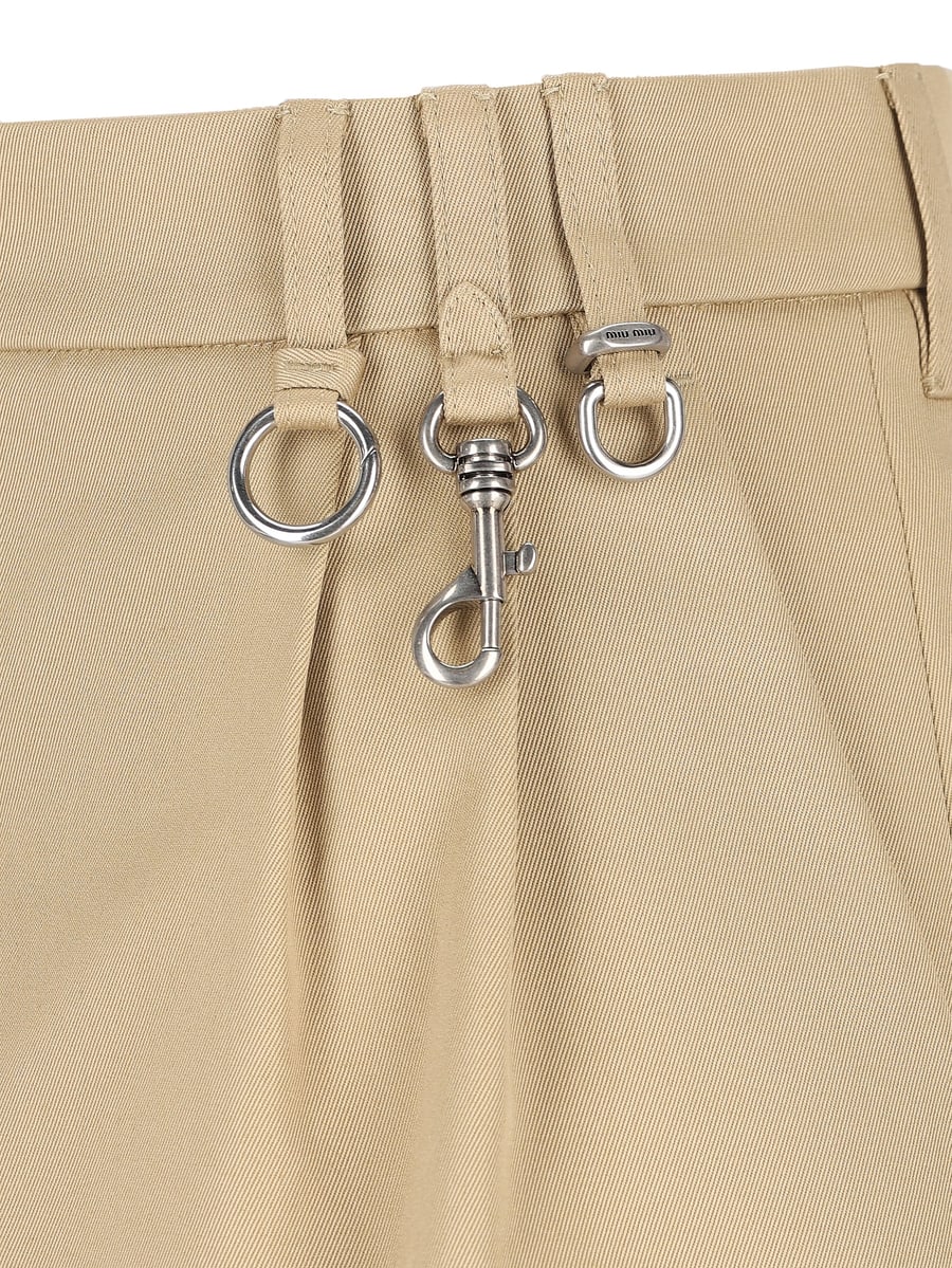 Miu Miu Gonna in cotone., view 4