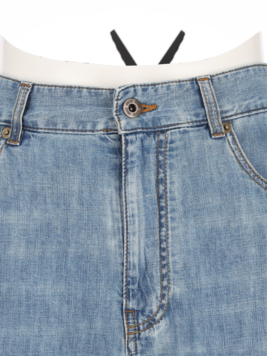 Miu Miu Pantaloni in cotone, view 3