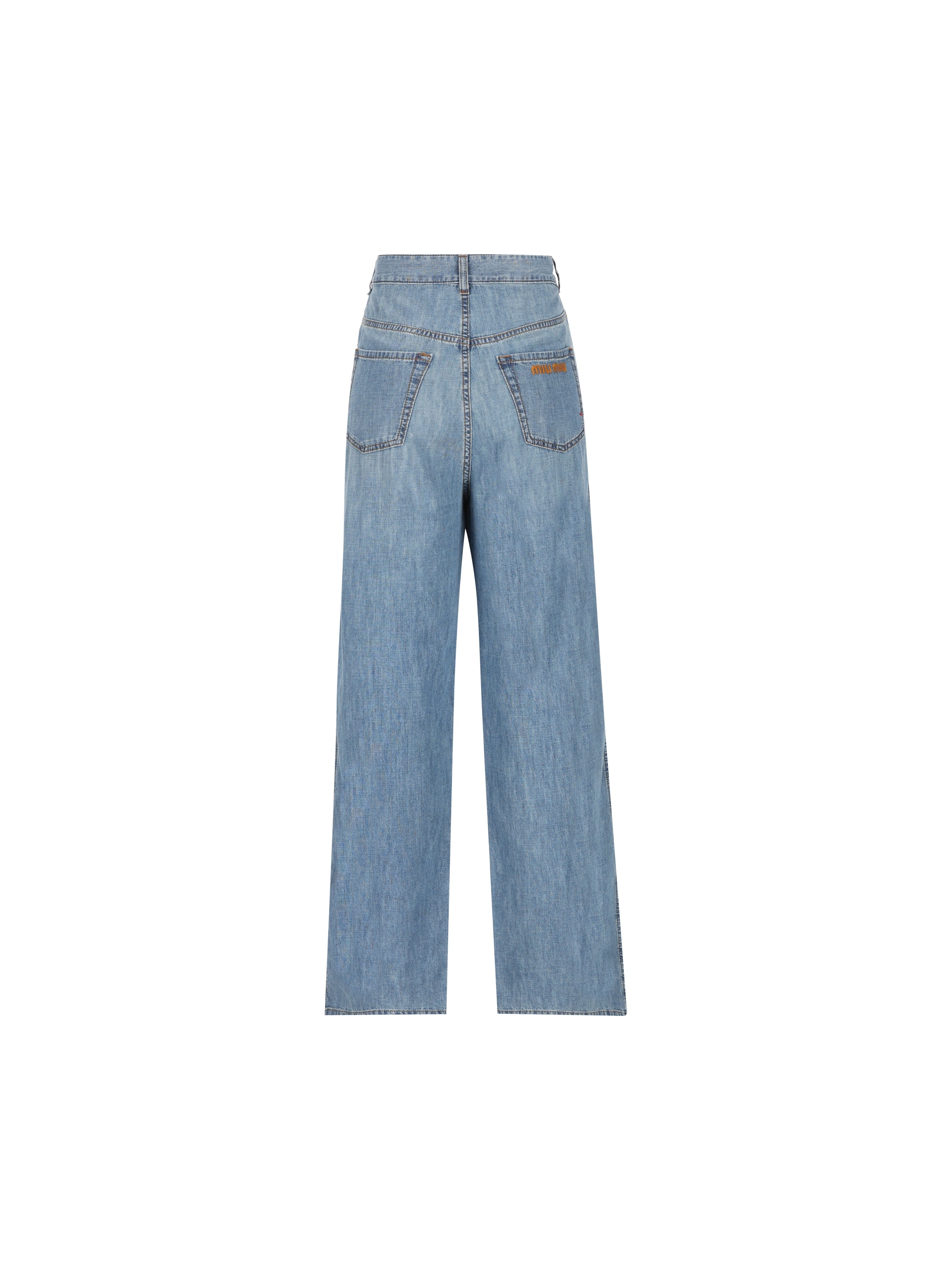 Miu Miu Pantaloni in cotone, view 2