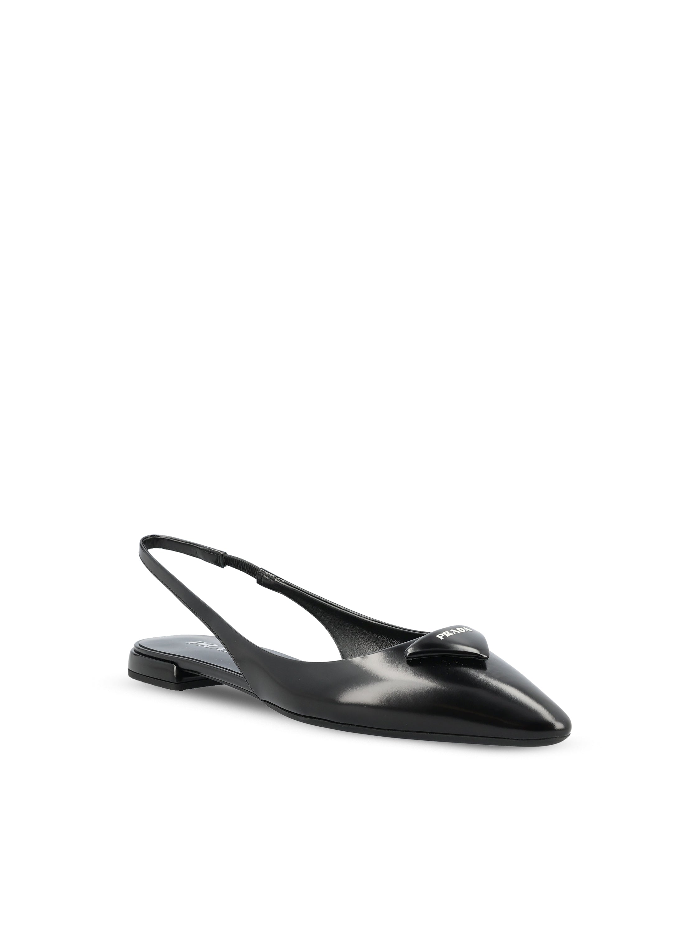 Prada Ballerine slingback realizzate in pelle., view 2