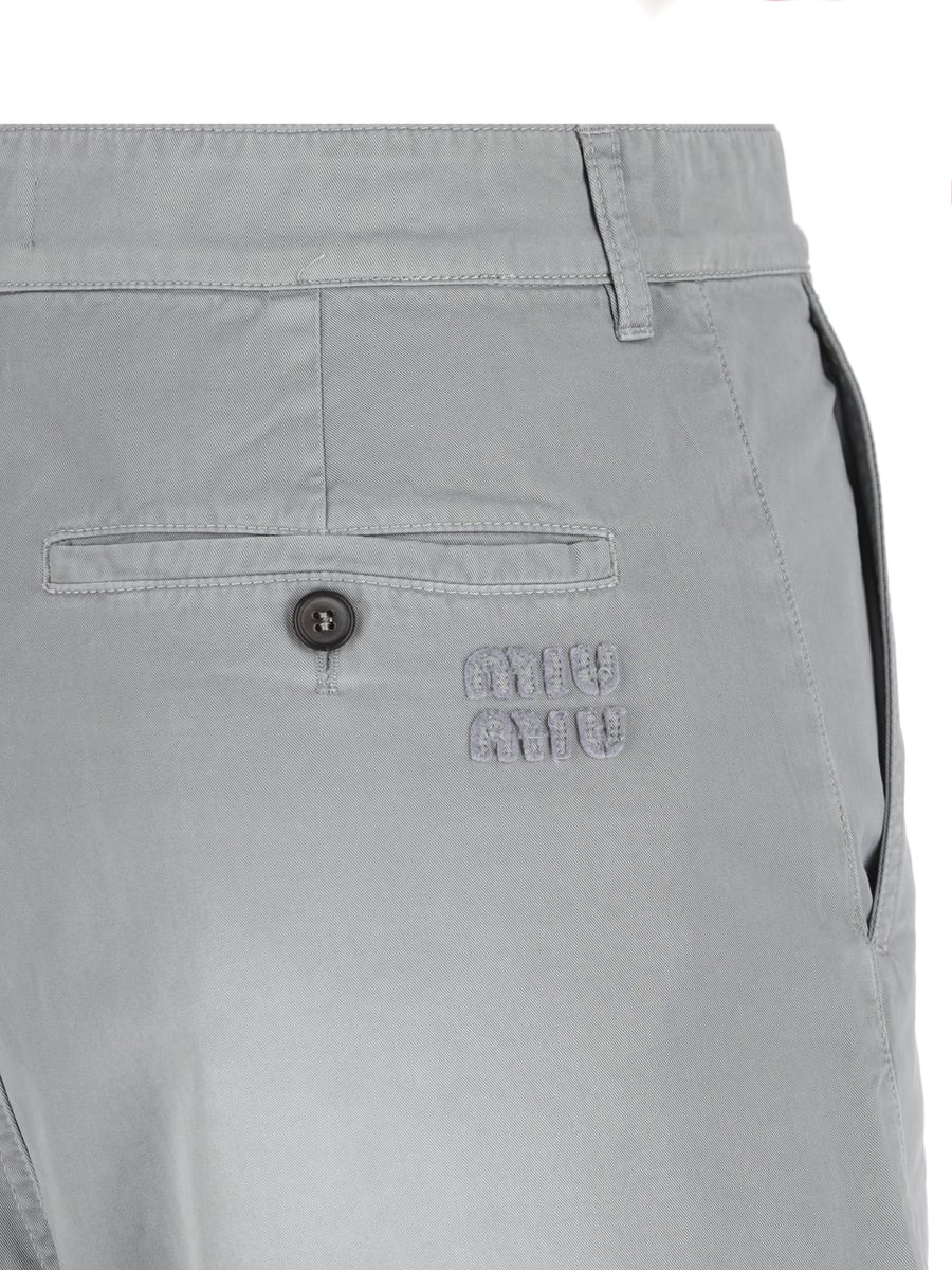 Miu Miu Pantaloni in cotone., view 4