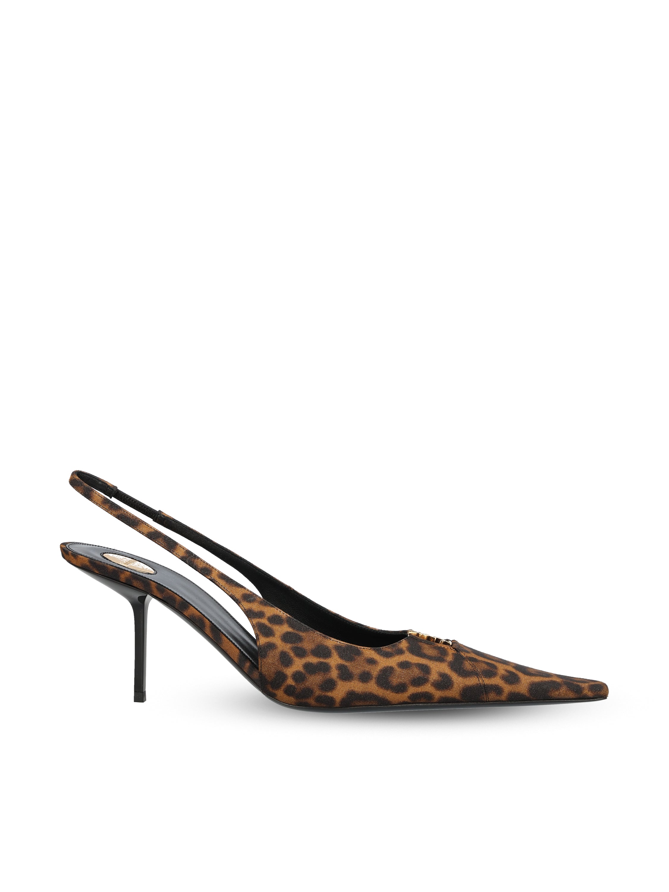Saint Laurent Décolleté realizzate in viscosa e ottone.