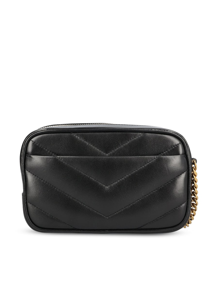 Saint Laurent Borsa realizzata in pelle di agnello, view 2