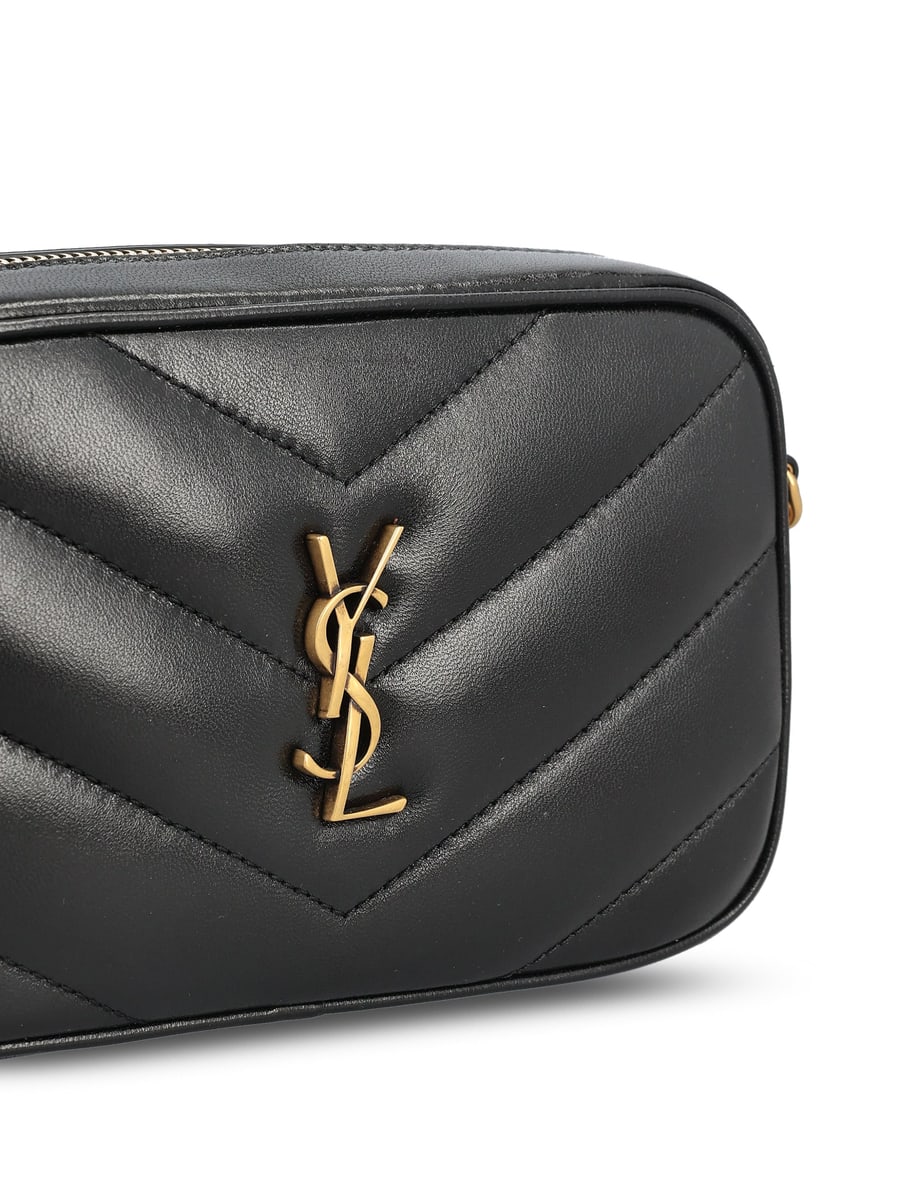 Saint Laurent Borsa realizzata in pelle di agnello, view 4