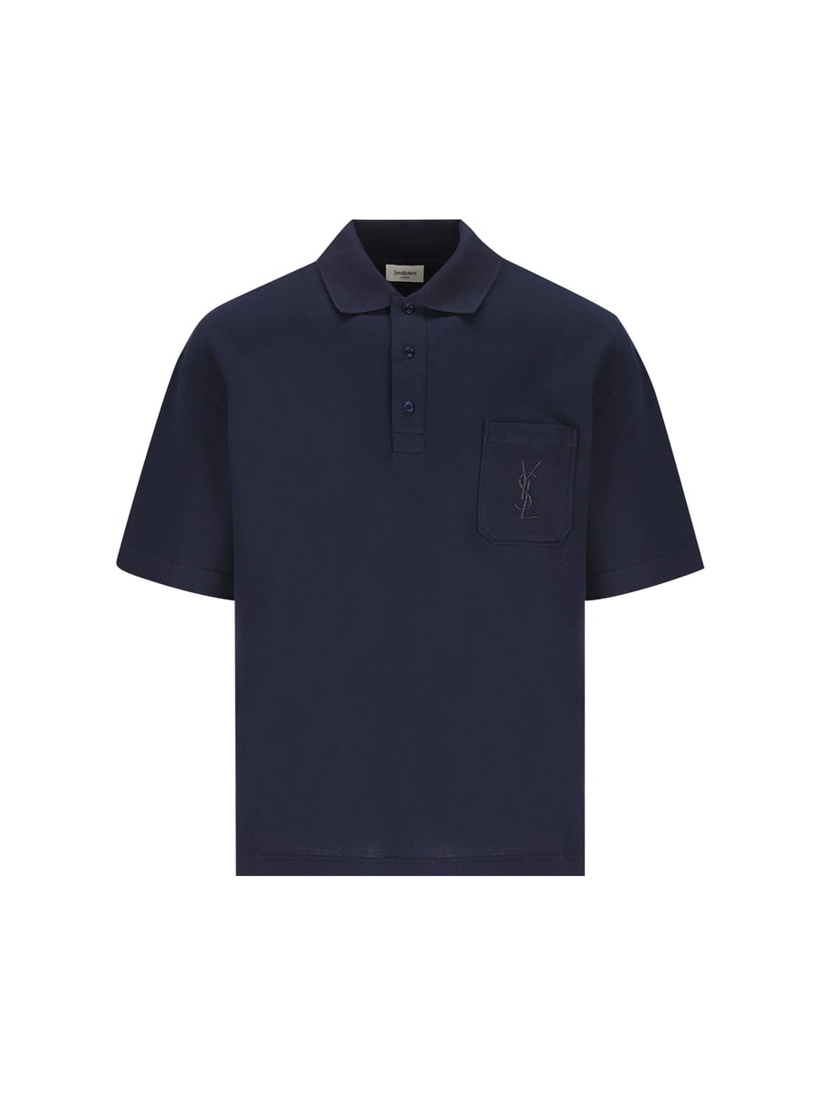 Saint Laurent Polo realizzata in cotone.