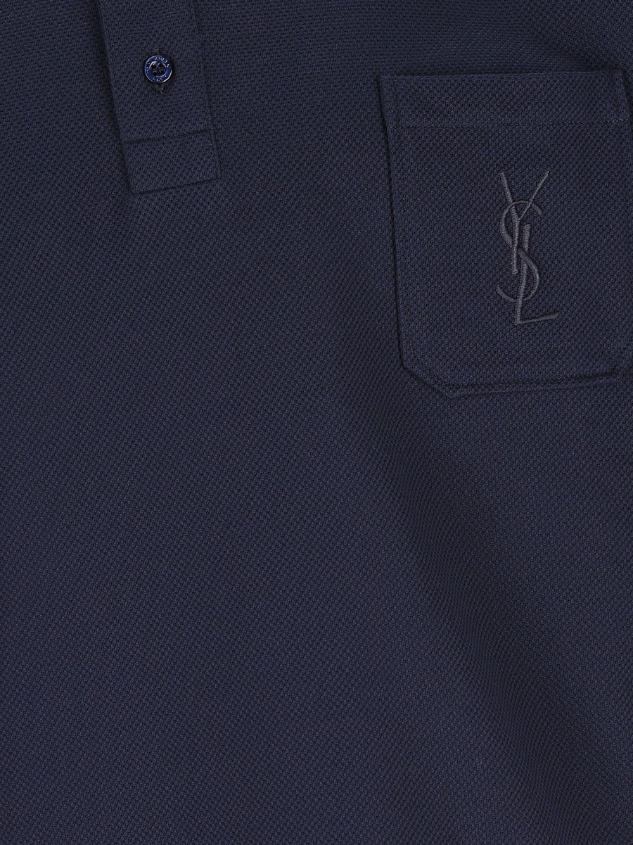 Saint Laurent Polo realizzata in cotone., view 3